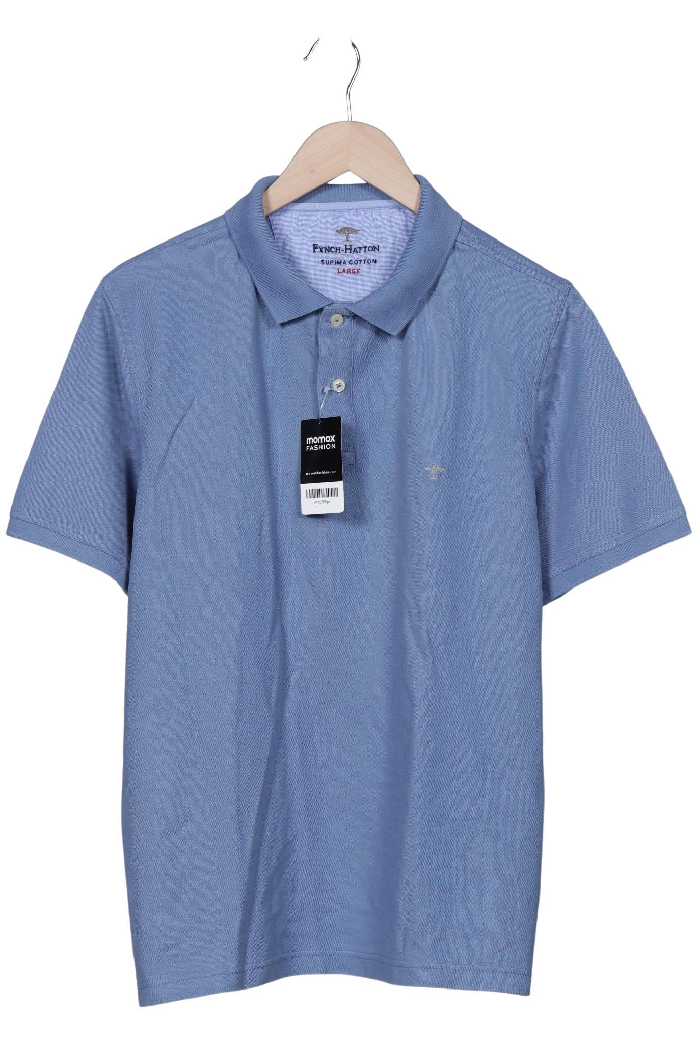 Thumbnail - Fynch Hatton Herren Poloshirt, hellblau, Gr. 52