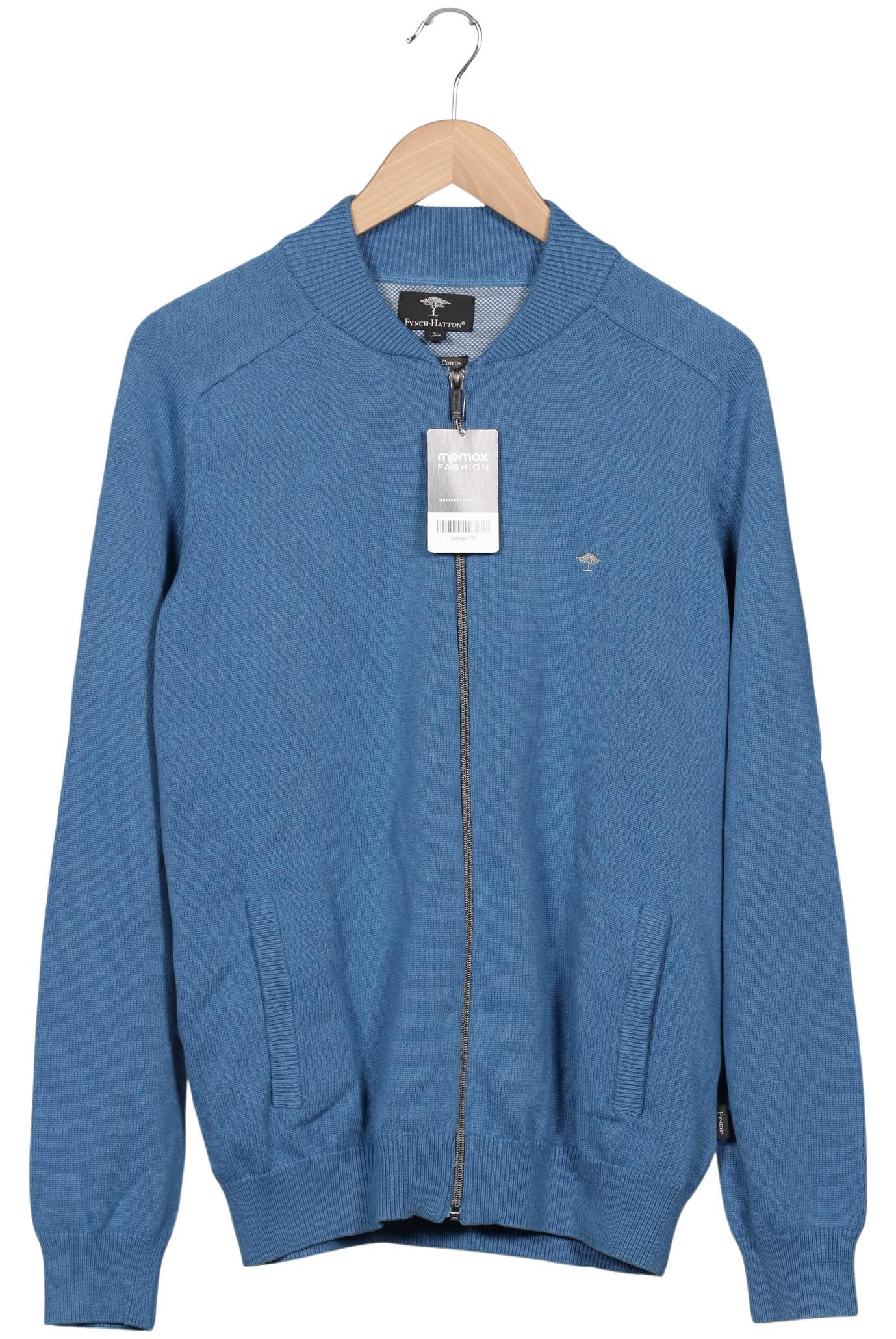 

Fynch Hatton Herren Strickjacke, blau, Gr. 52