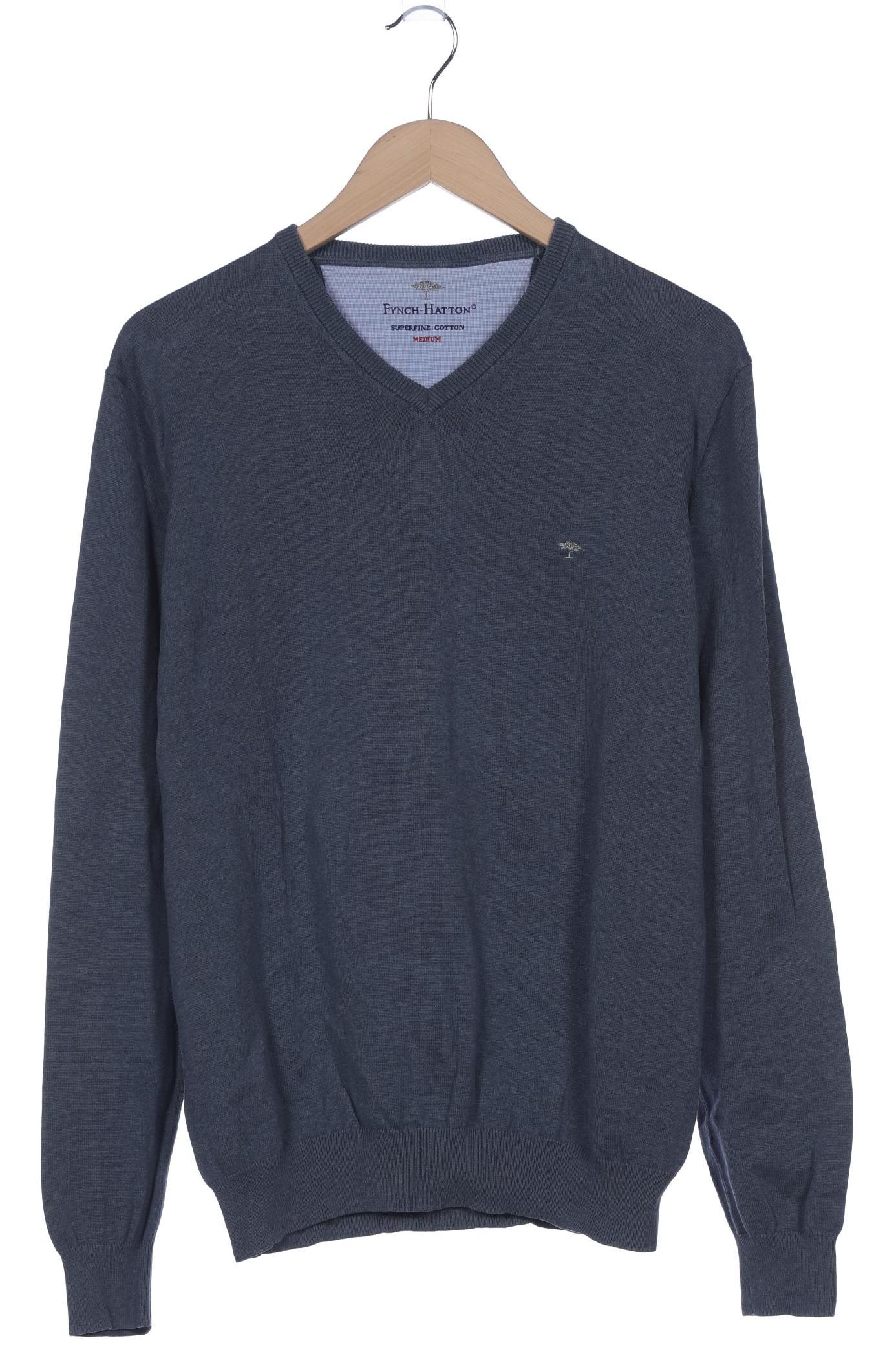 

Fynch Hatton Herren Pullover, blau, Gr. 48