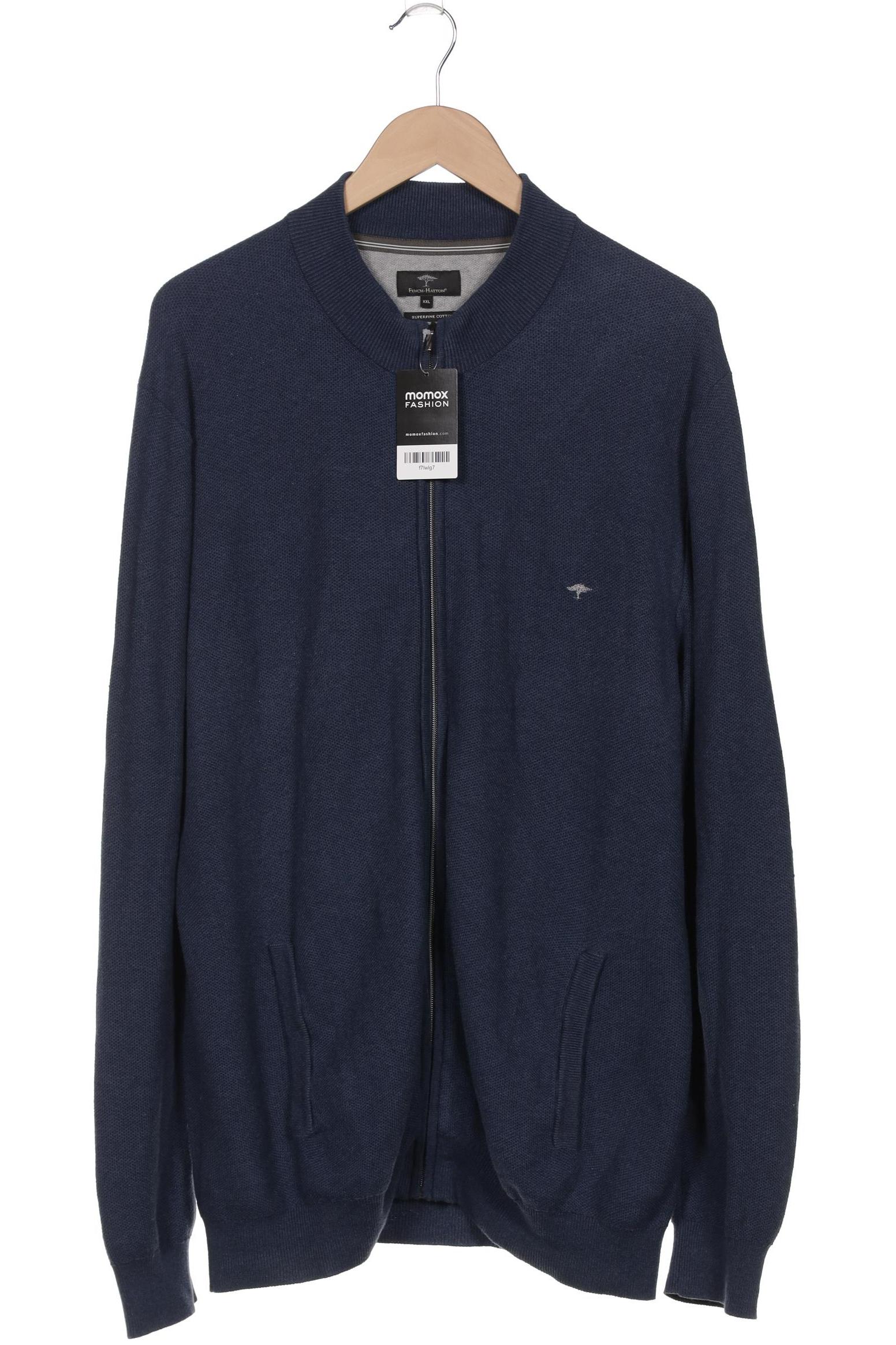 

Fynch Hatton Herren Strickjacke, marineblau, Gr. 56