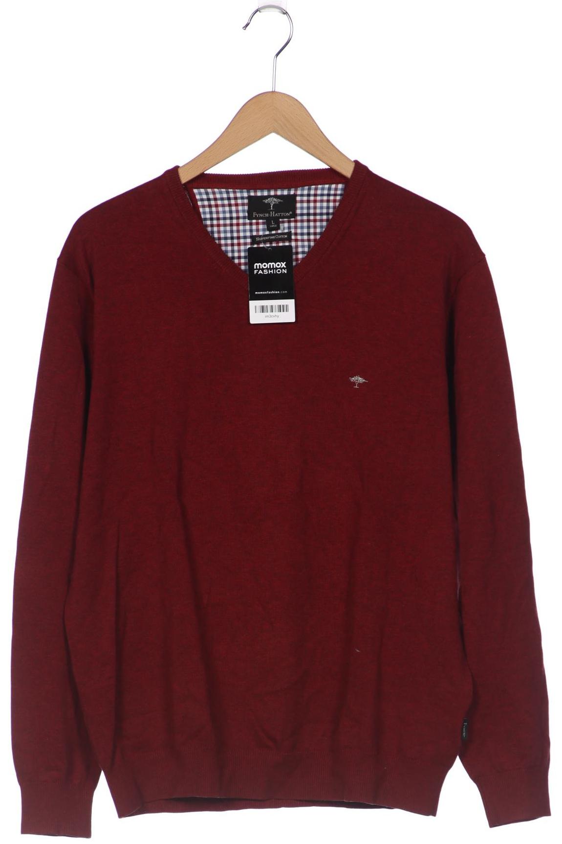 

Fynch Hatton Herren Pullover, bordeaux