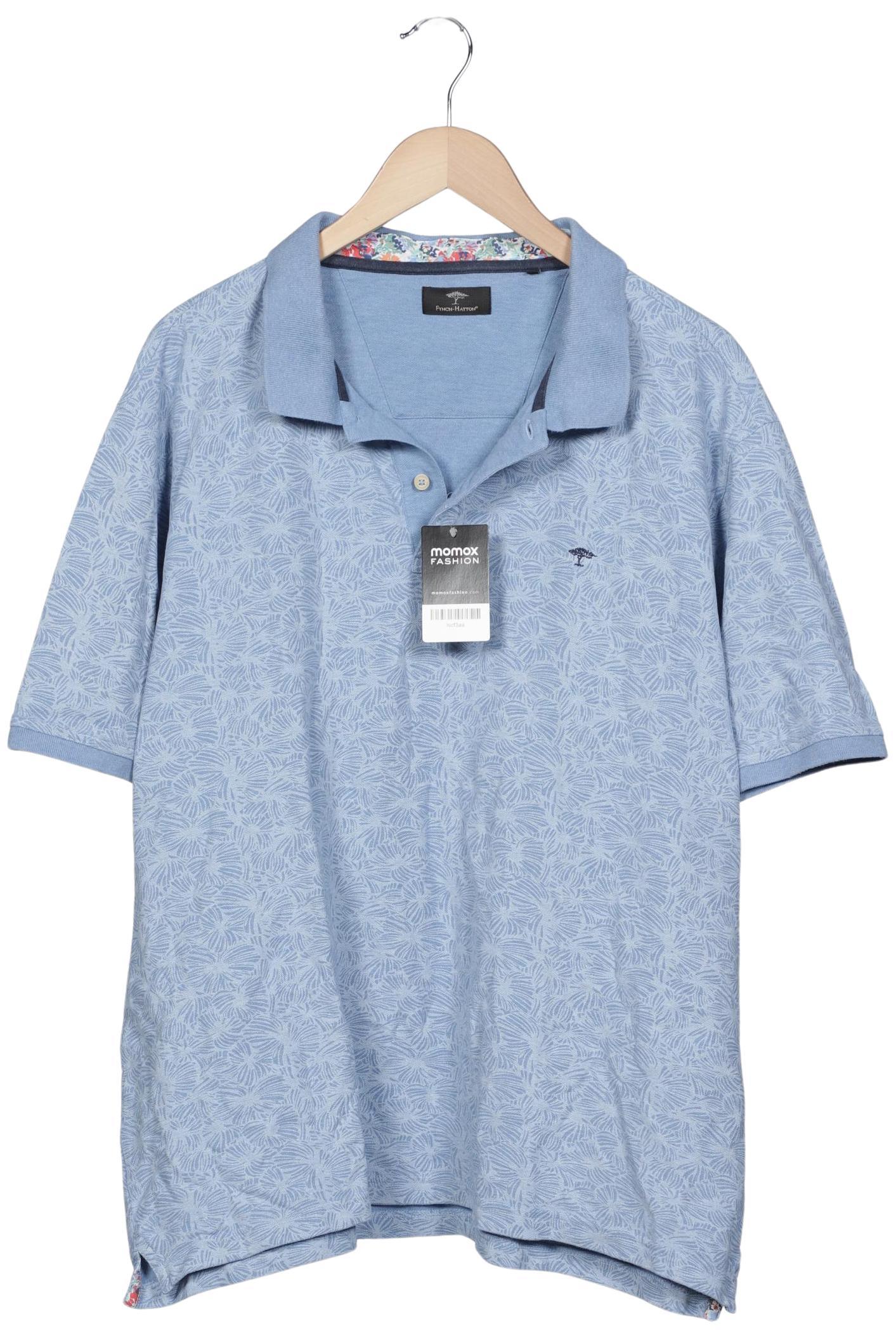 Thumbnail - Fynch Hatton Herren Poloshirt, hellblau, Gr. 58