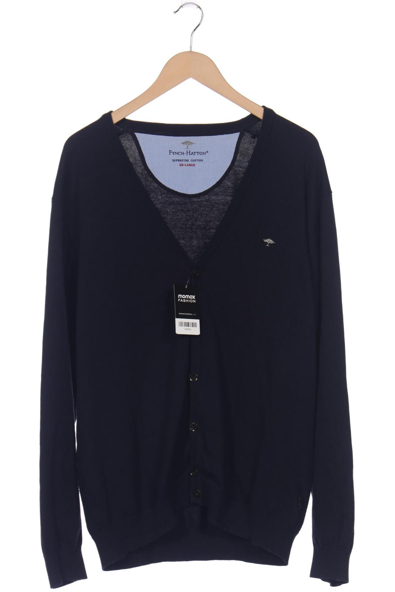 

Fynch Hatton Herren Strickjacke, marineblau
