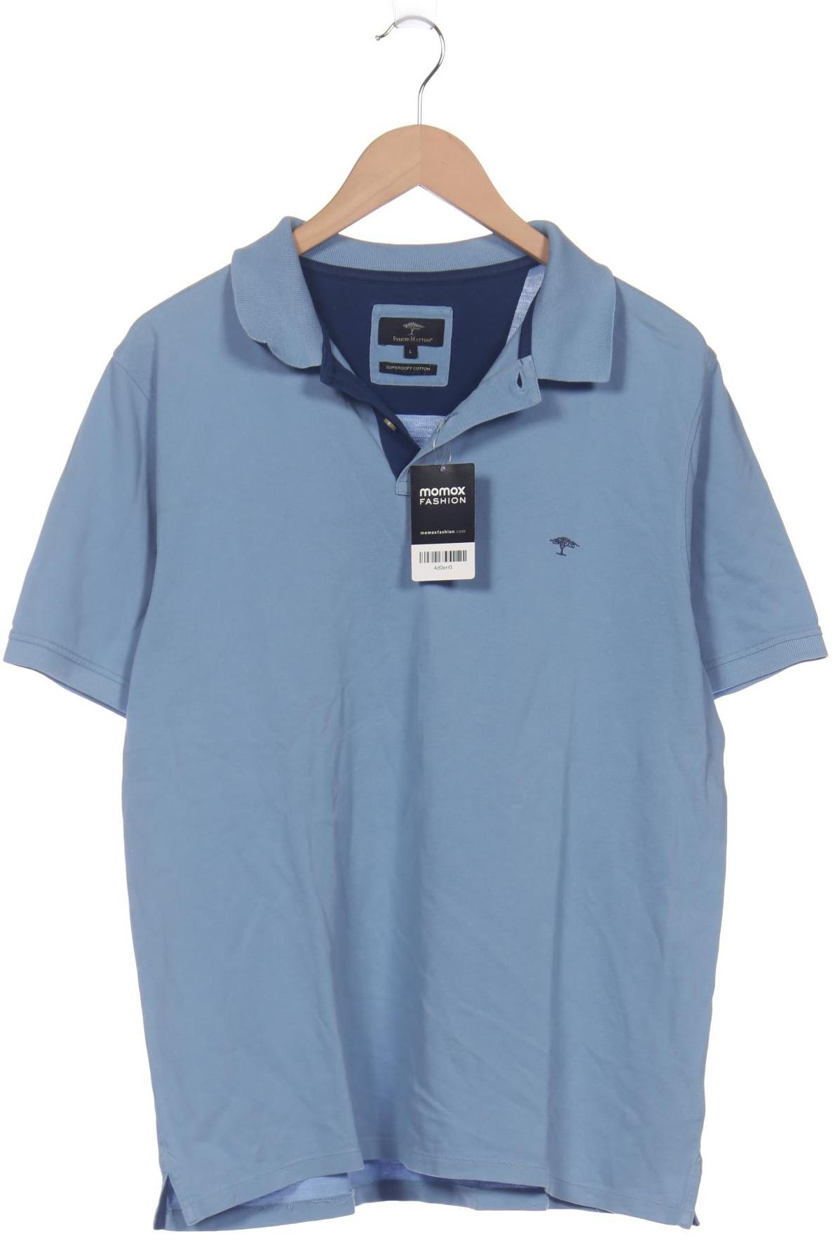 

Fynch Hatton Herren Poloshirt, blau, Gr. 52