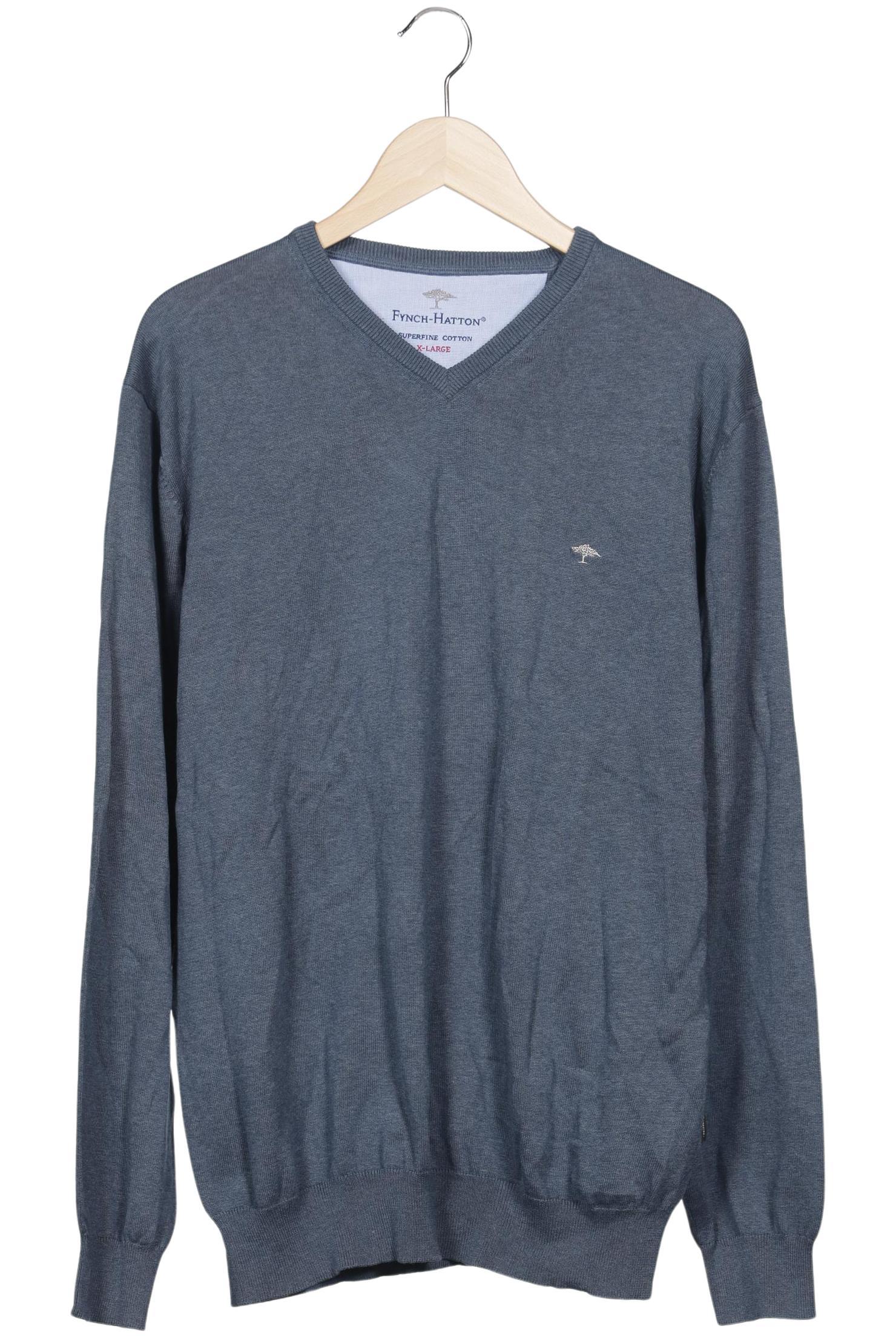 

Fynch Hatton Herren Pullover, blau, Gr. 54