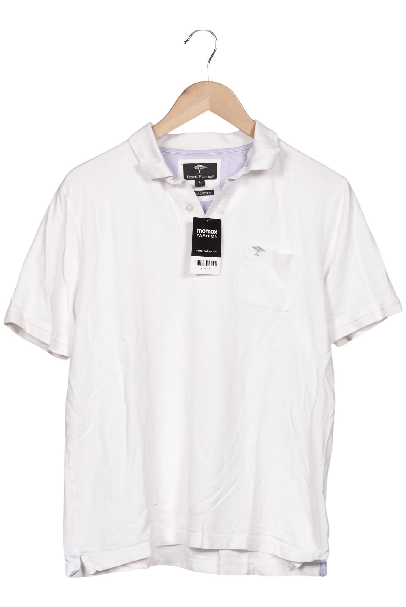 

Fynch Hatton Herren Poloshirt, weiß, Gr. 52