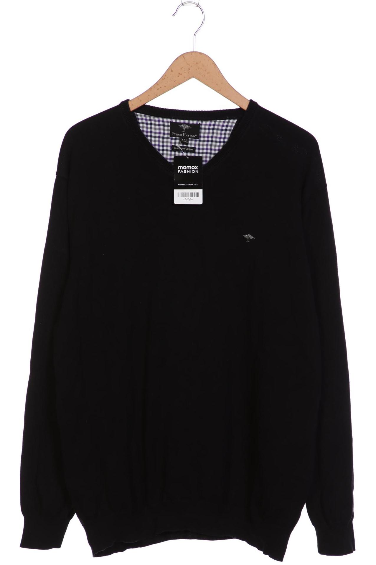 

Fynch Hatton Herren Pullover, schwarz