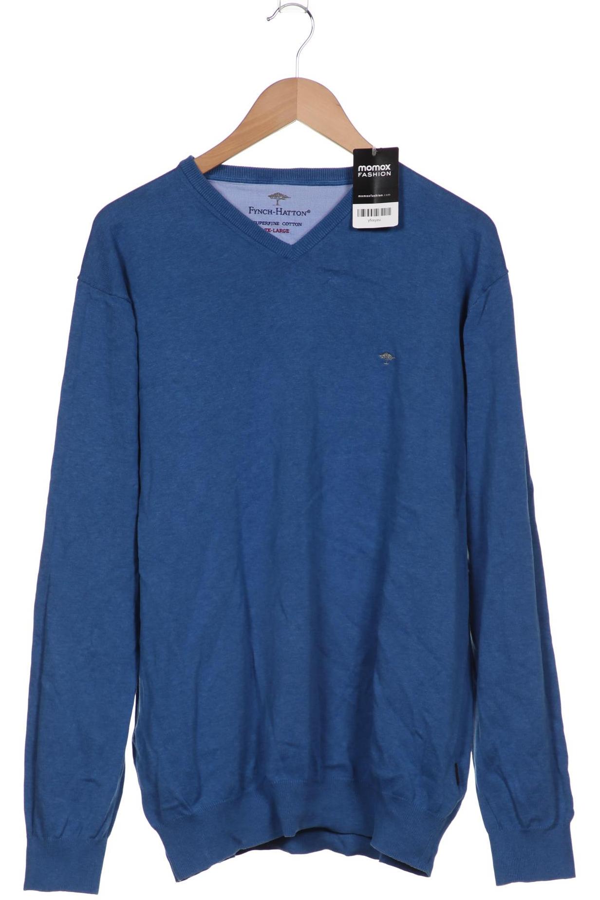 

Fynch Hatton Herren Pullover, blau