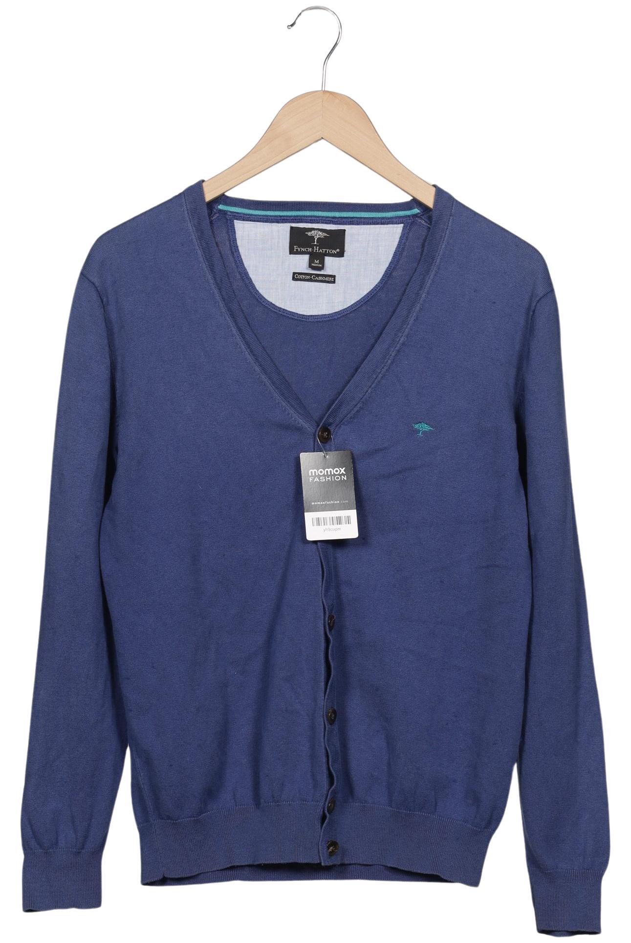 

Fynch Hatton Herren Strickjacke, blau, Gr. 48