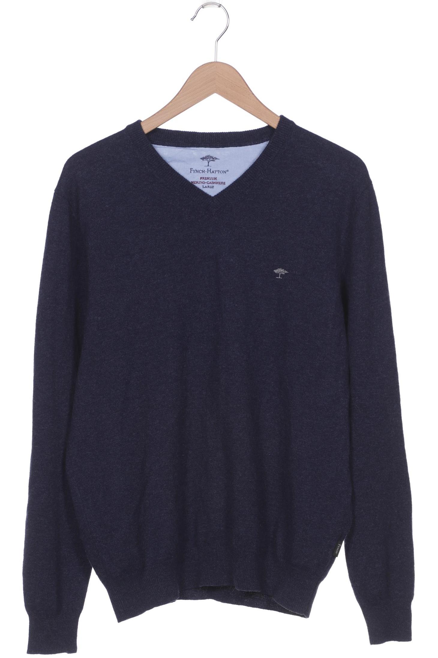 

Fynch Hatton Herren Pullover, marineblau