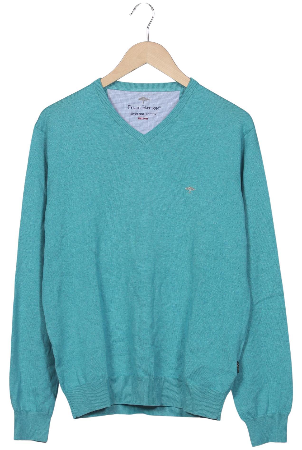 

Fynch Hatton Herren Pullover, türkis, Gr. 48