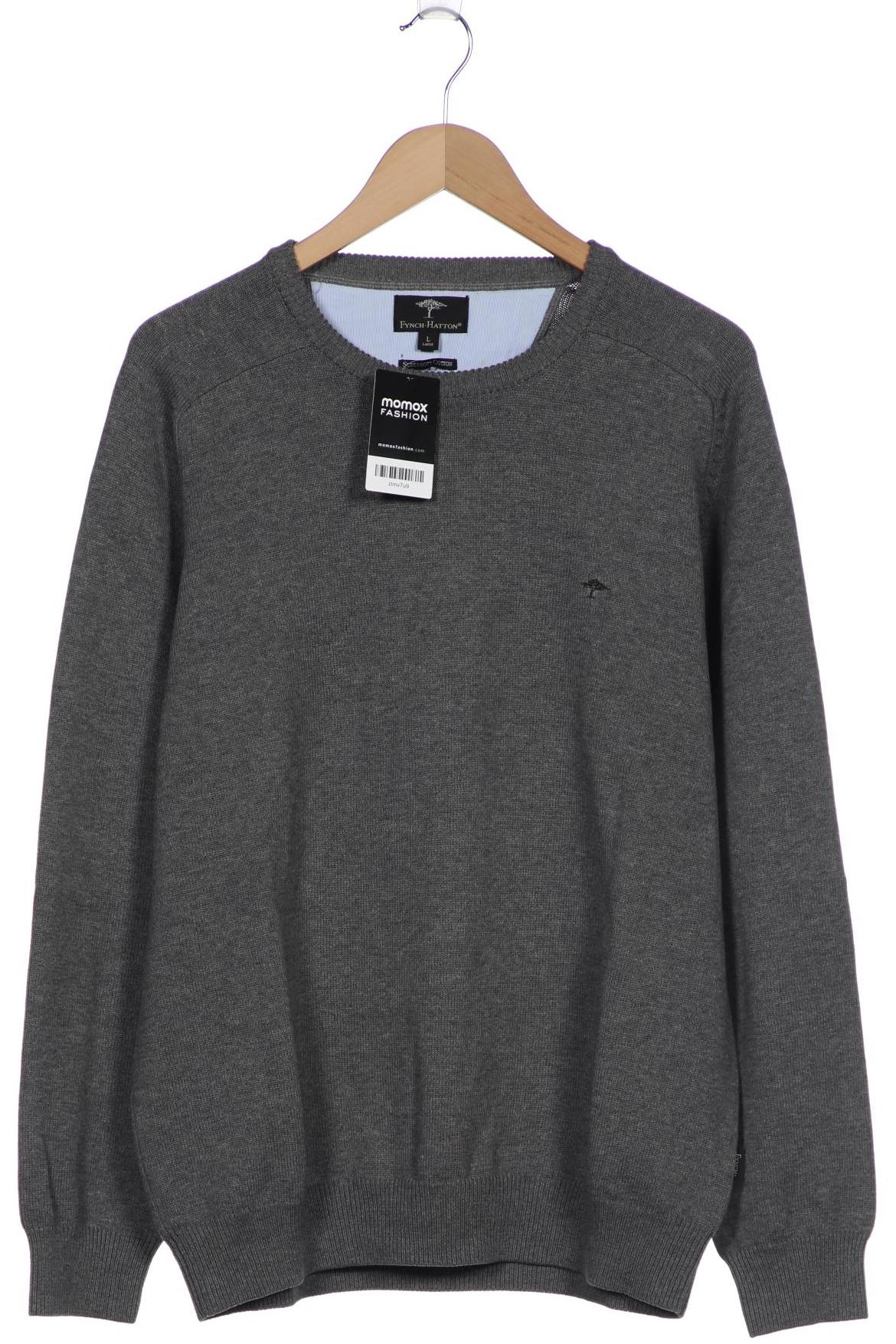 

Fynch Hatton Herren Pullover, grau