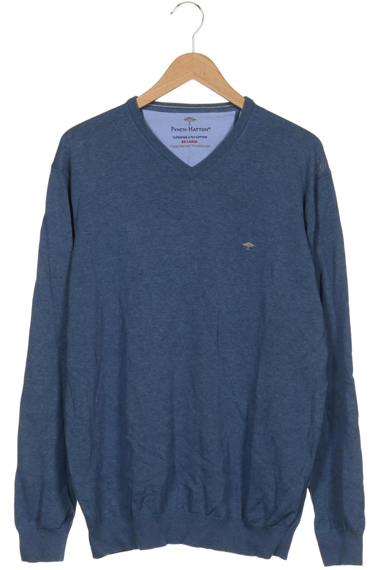 

Fynch Hatton Herren Pullover, blau