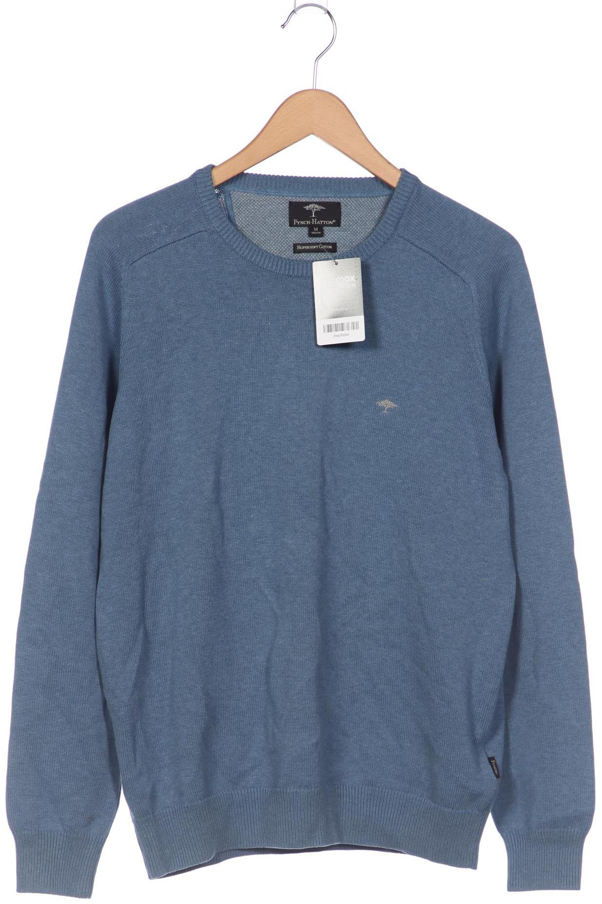 

Fynch Hatton Herren Pullover, blau, Gr. 48