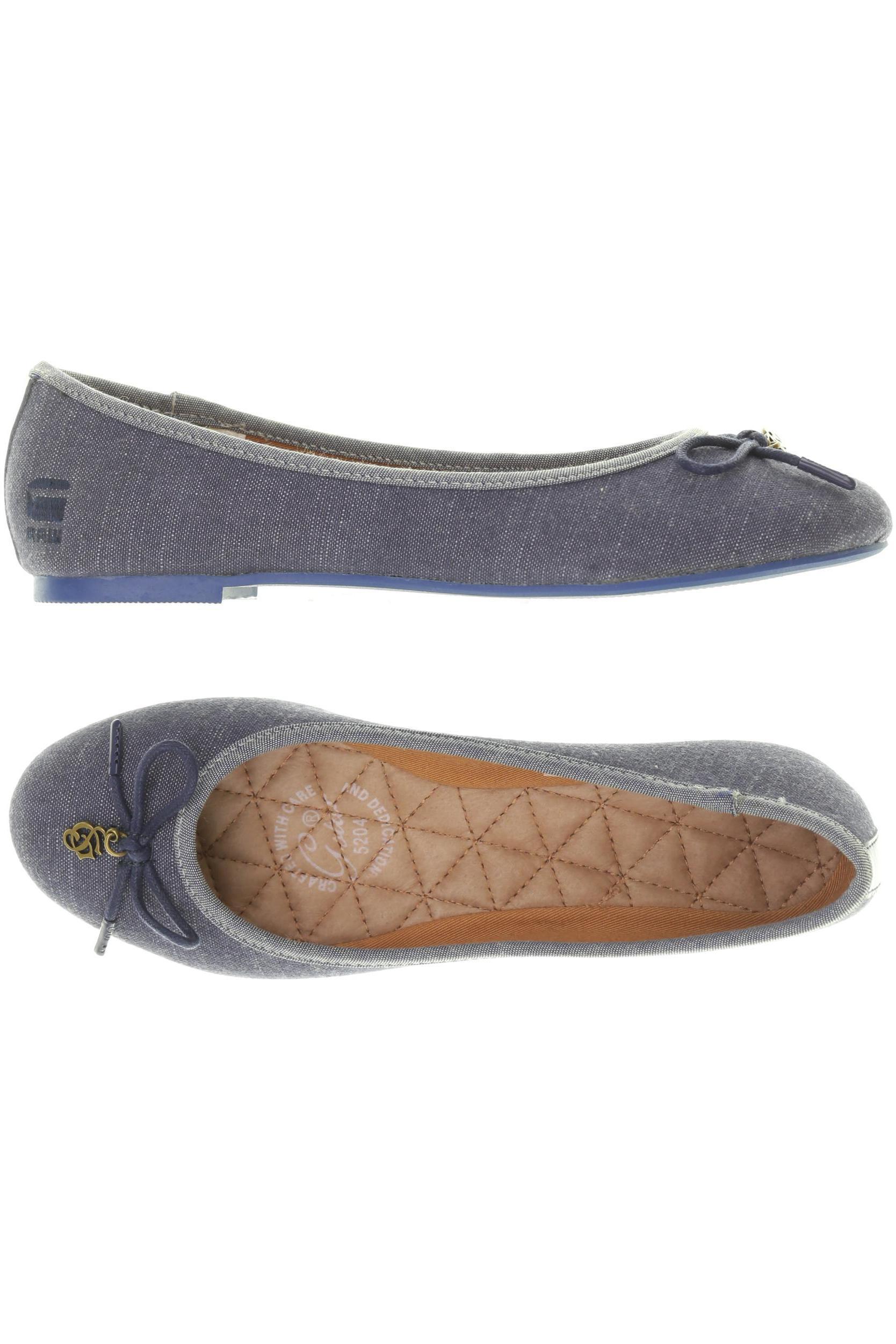 

G Star RAW Damen Ballerinas, blau, Gr. 37