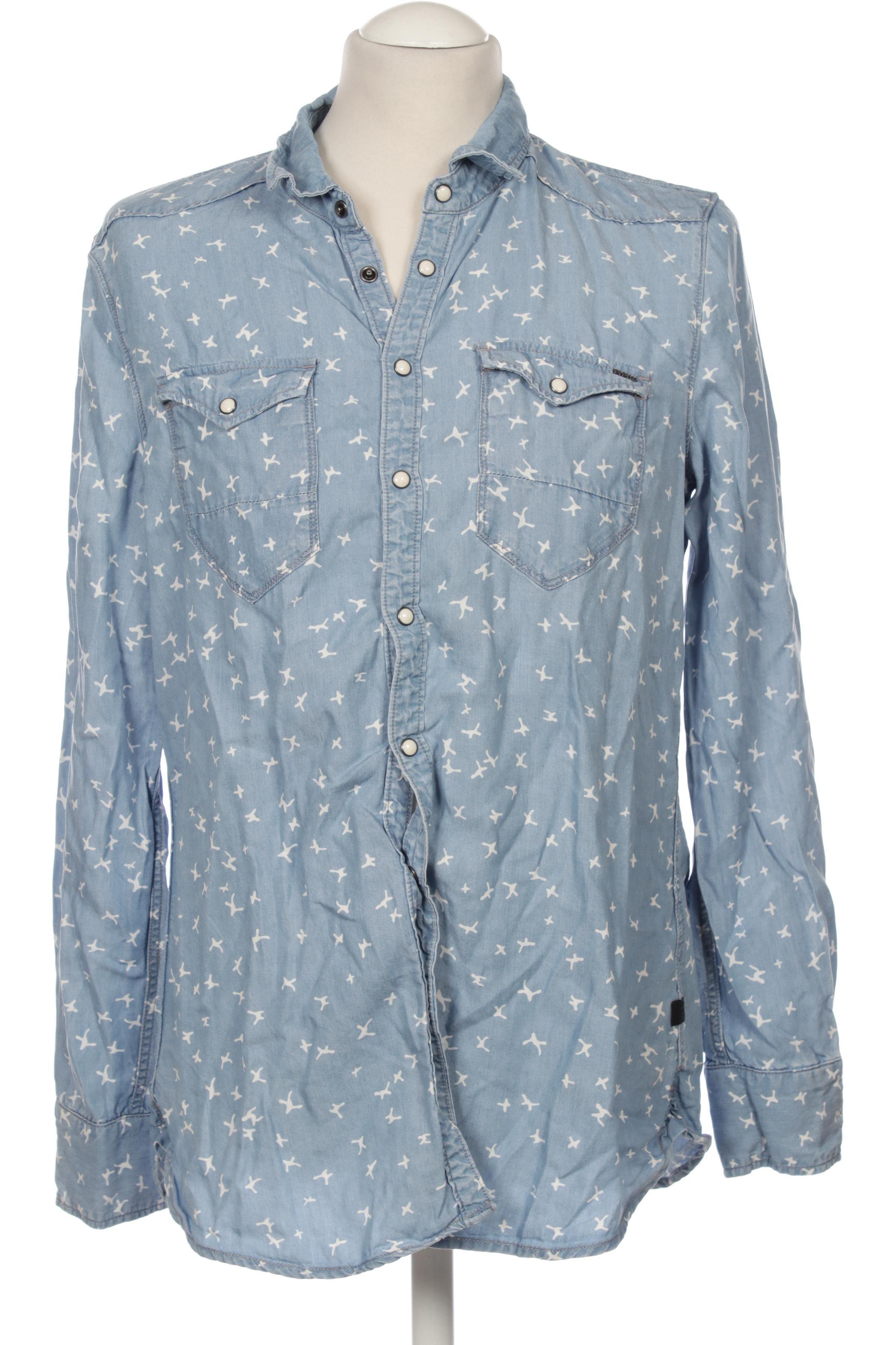 

G Star RAW Damen Bluse, blau, Gr.