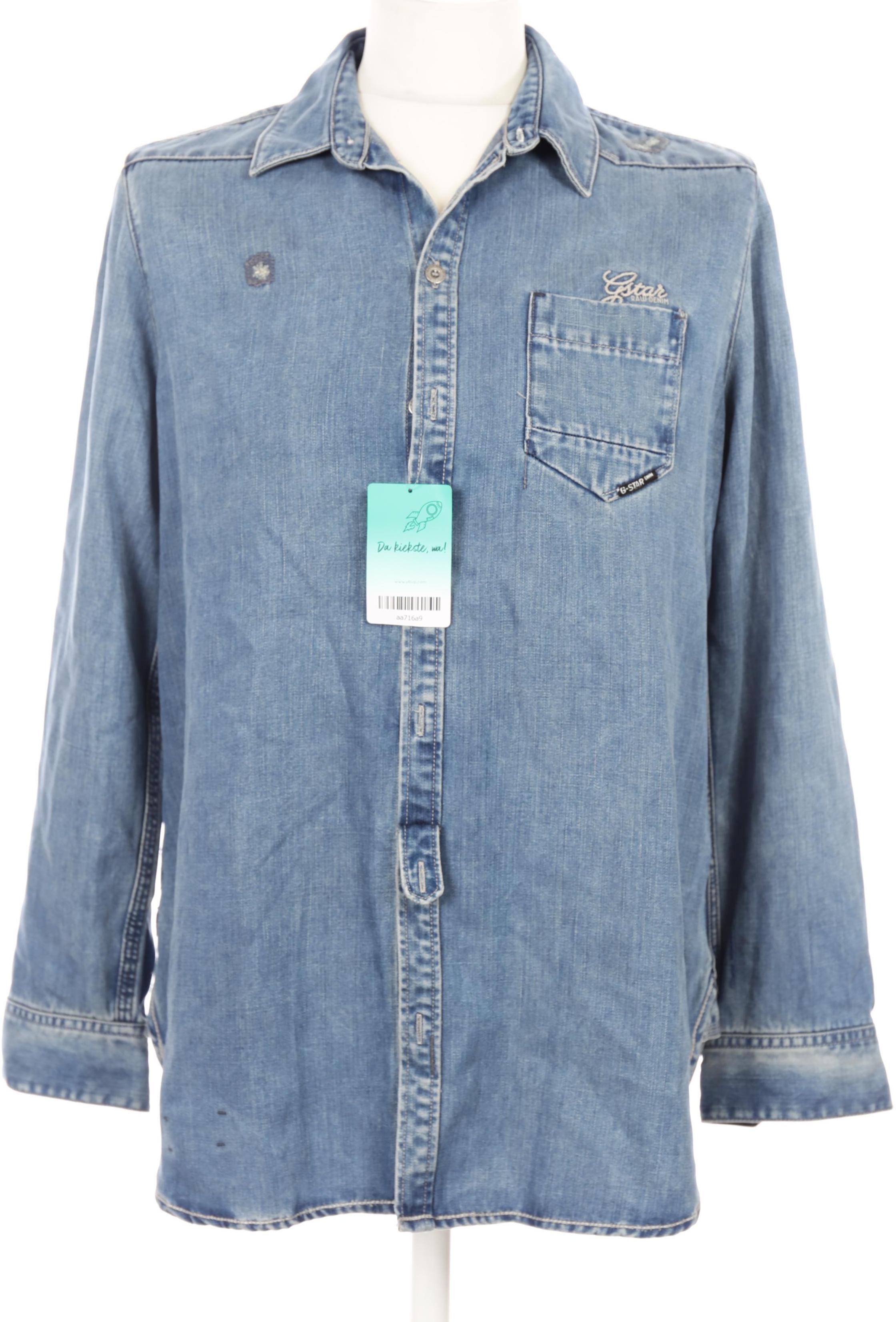 

G Star RAW Damen Bluse, blau, Gr.