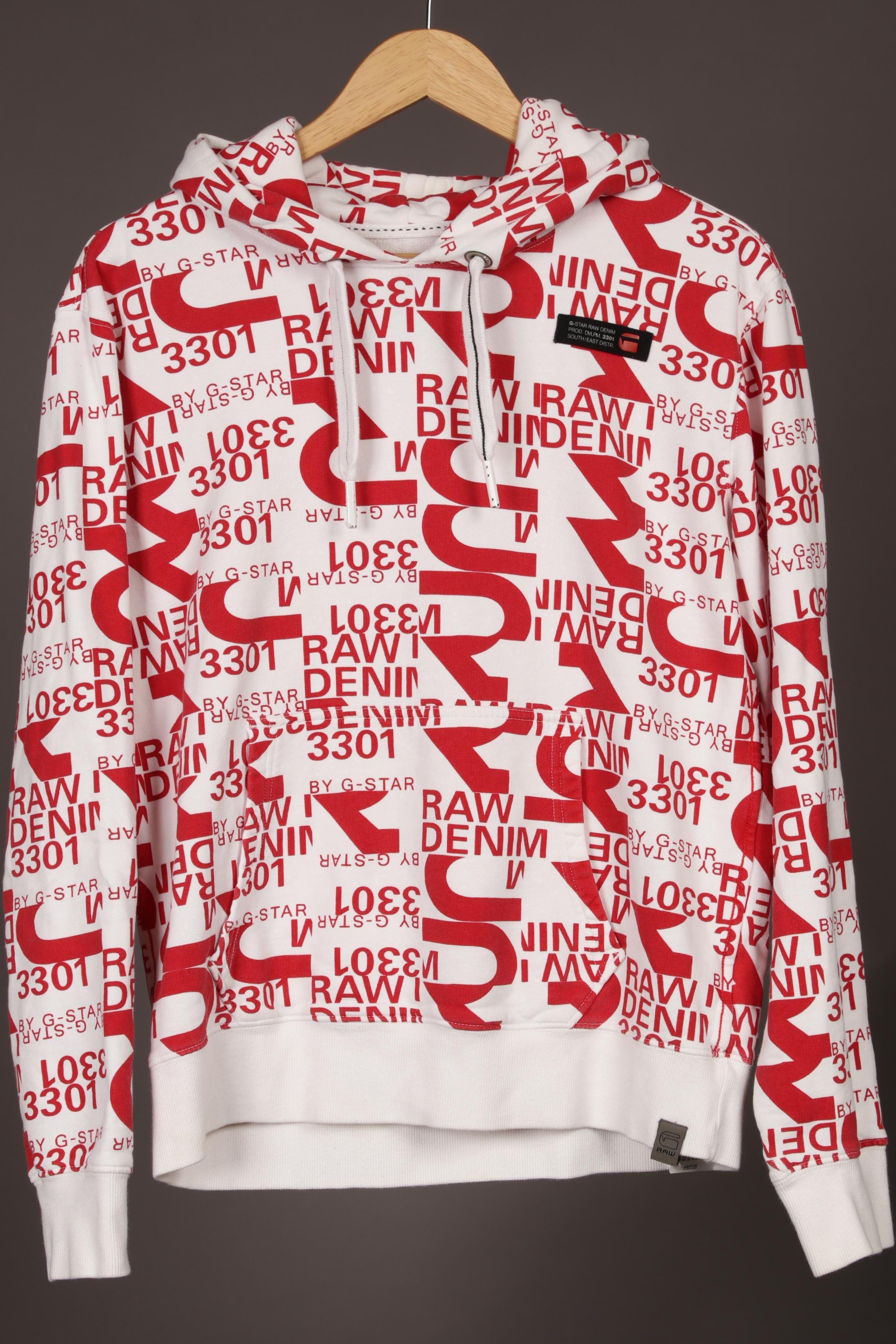 

G Star RAW Damen Kapuzenpullover, rot, Gr.