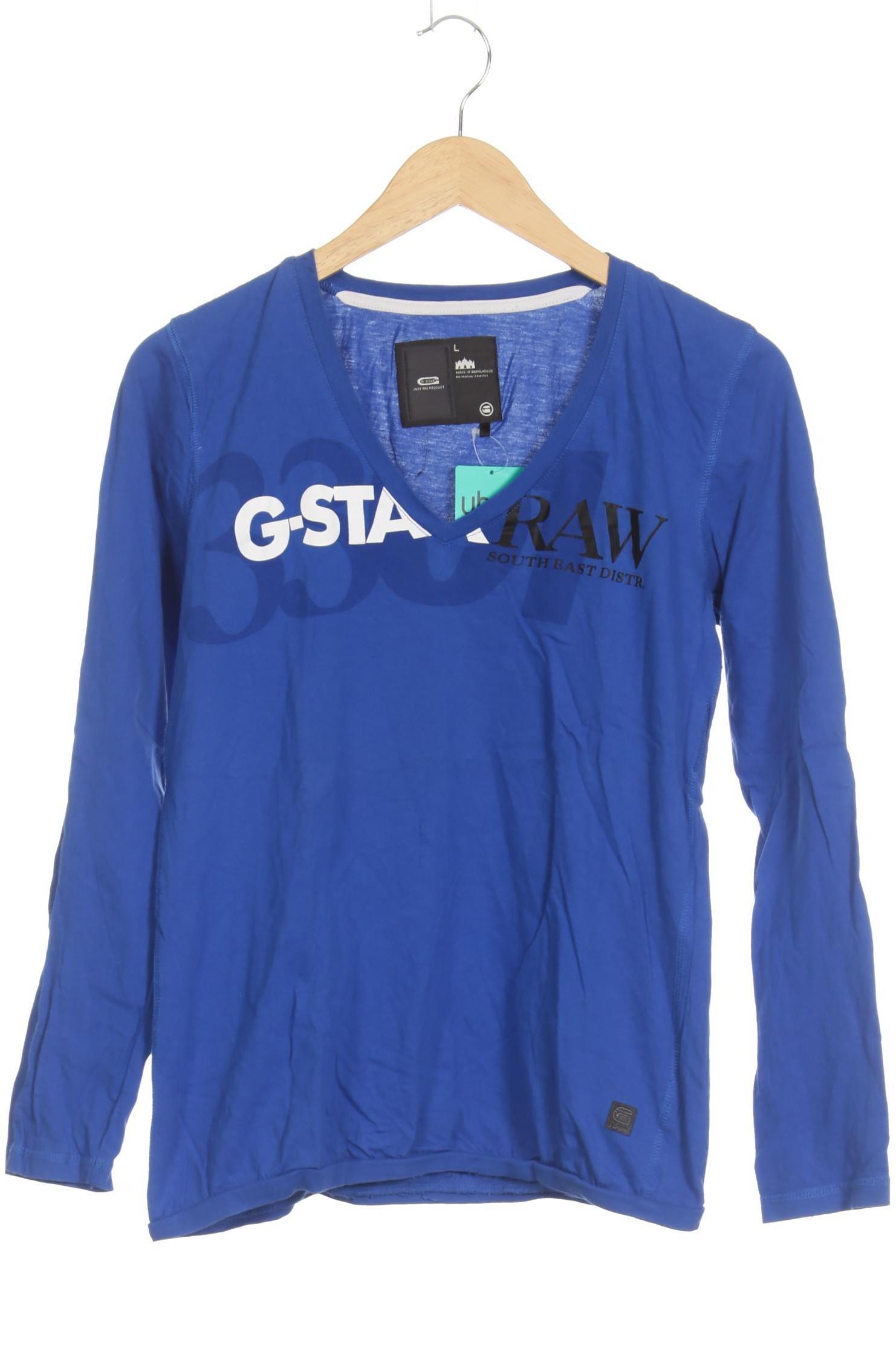 

G Star RAW Damen Langarmshirt, blau, Gr.