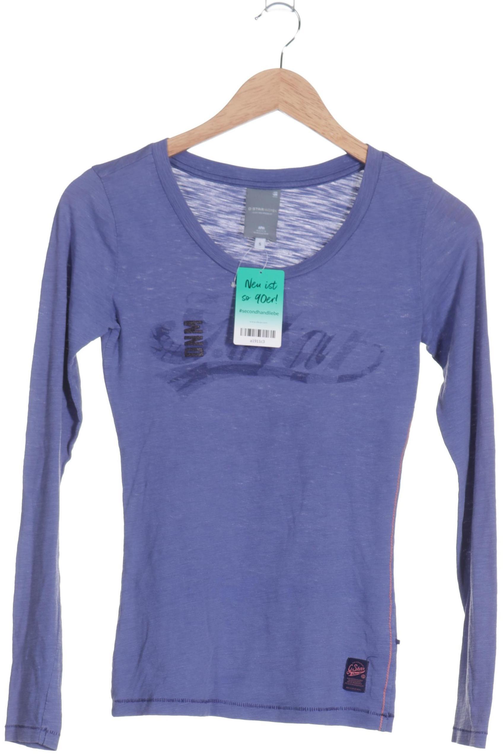 

G Star RAW Damen Langarmshirt, blau, Gr.