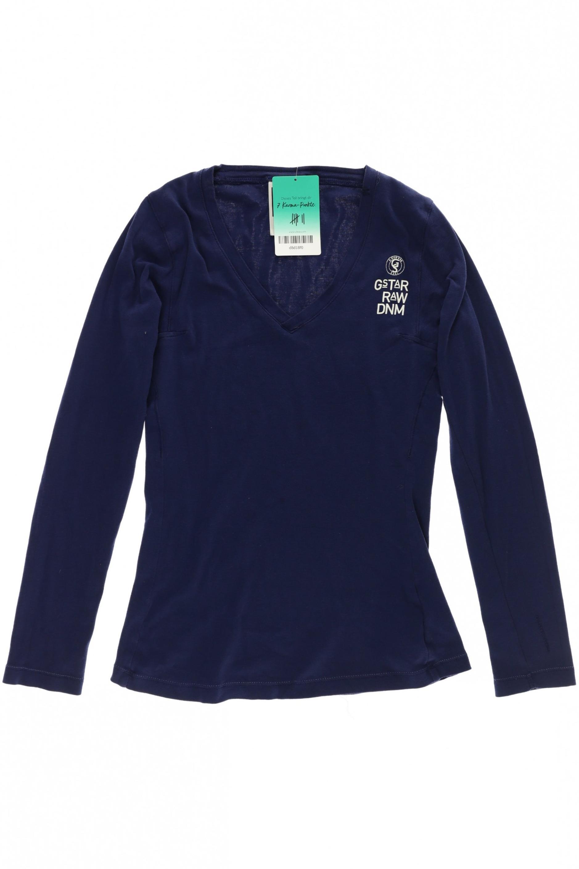 

G Star RAW Damen Langarmshirt, blau, Gr.