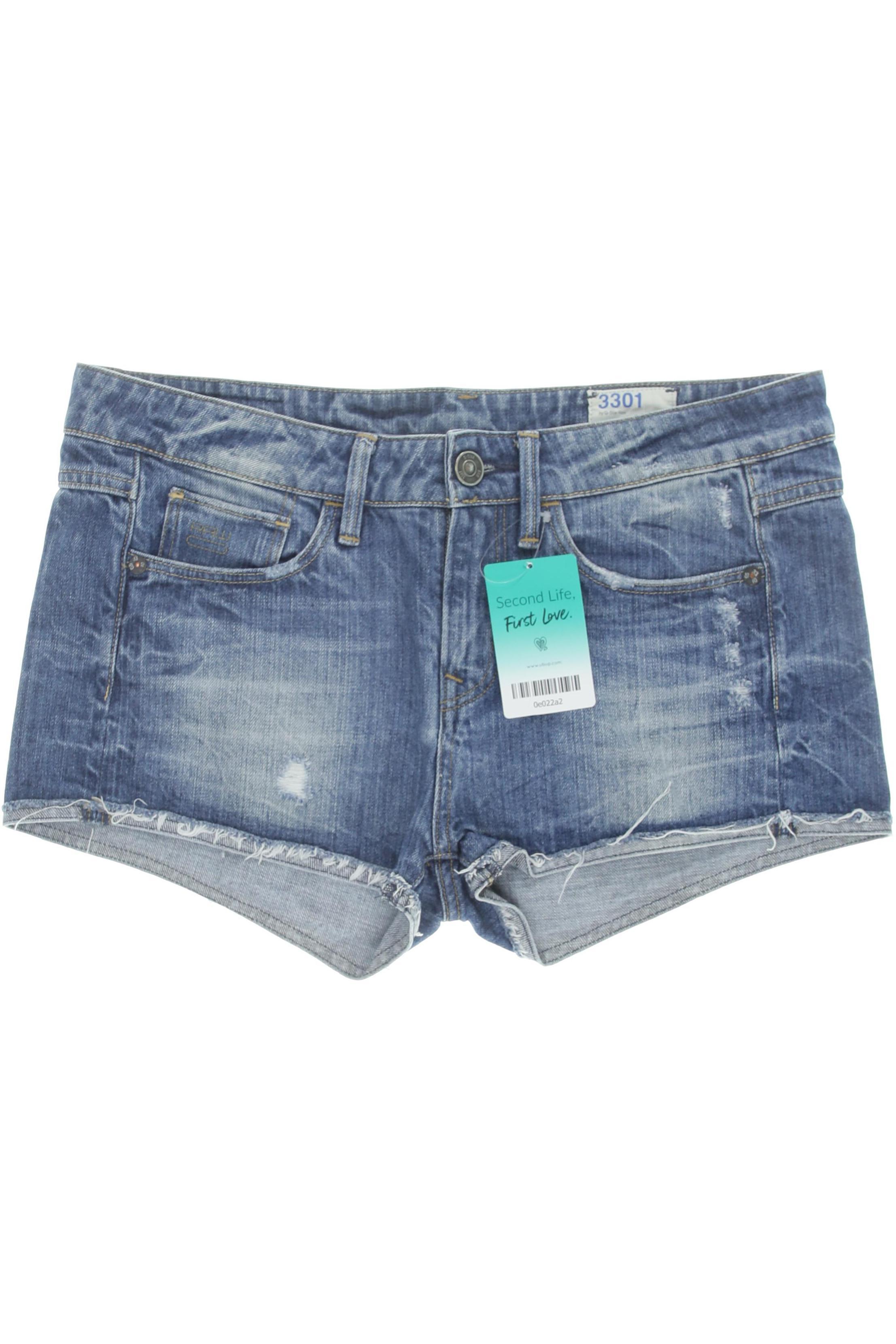 

G Star RAW Damen Shorts, blau, Gr. 27