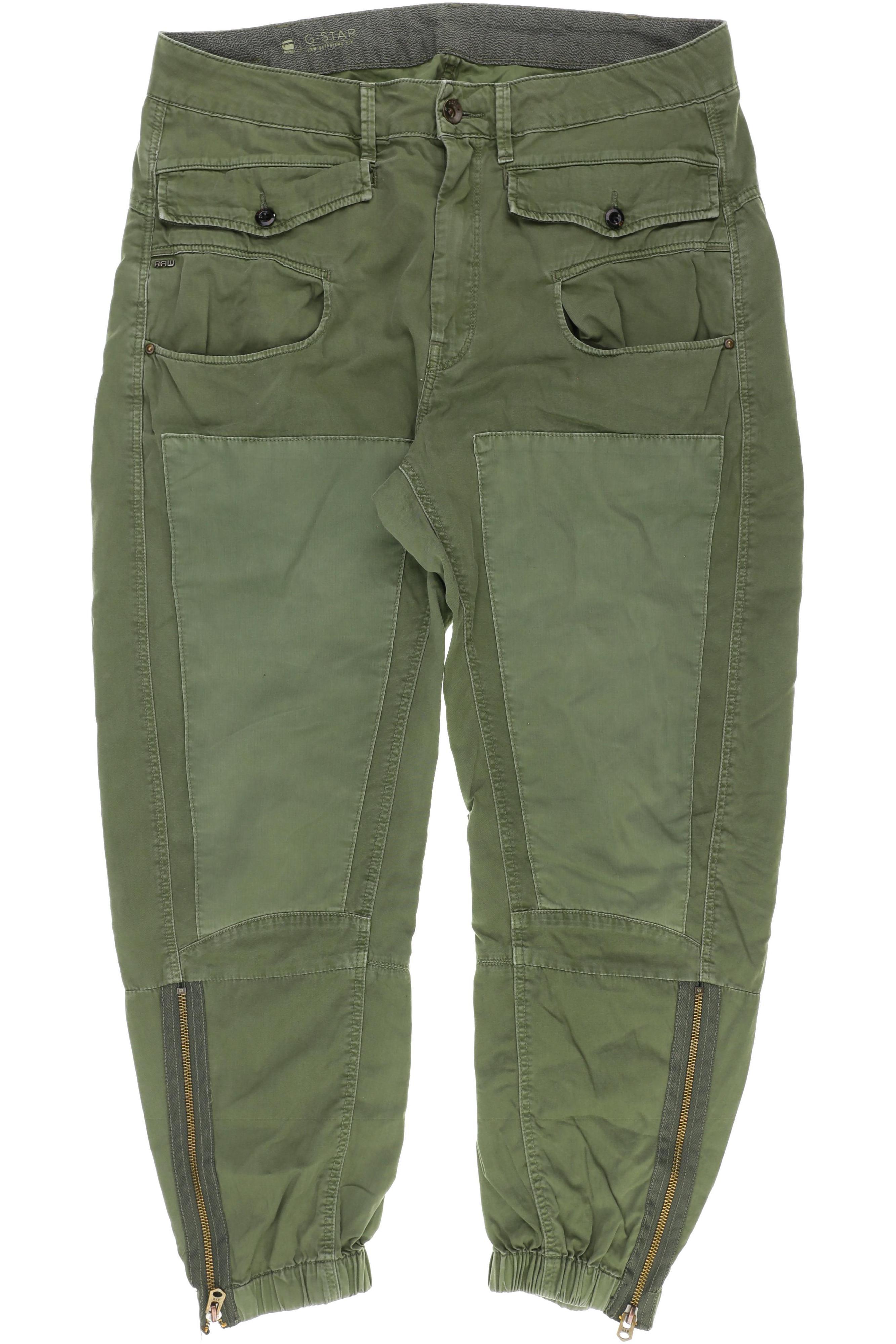 

G Star RAW Damen Stoffhose, grün, Gr. 28