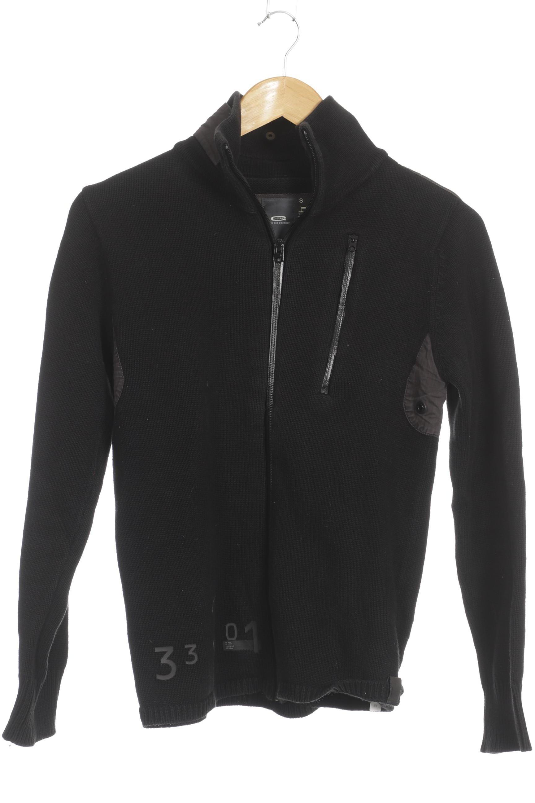

G Star RAW Herren Strickjacke, schwarz, Gr.