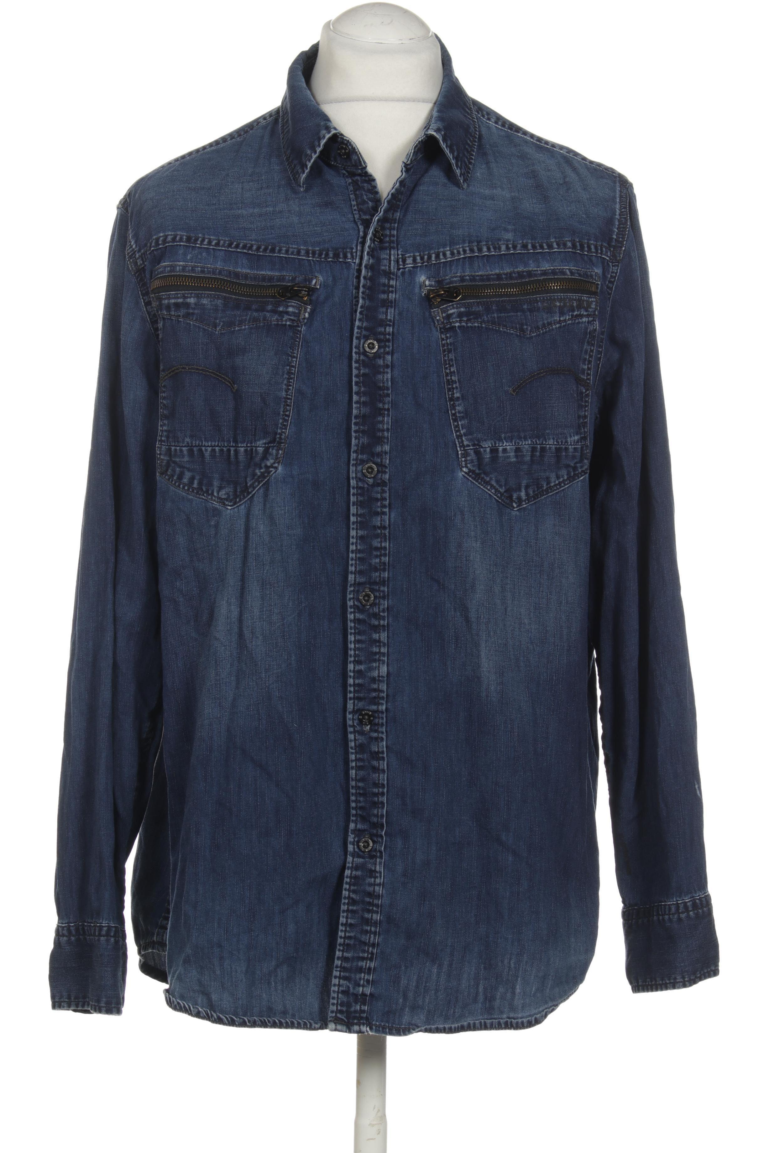 

G Star RAW Herren Hemd, blau, Gr.