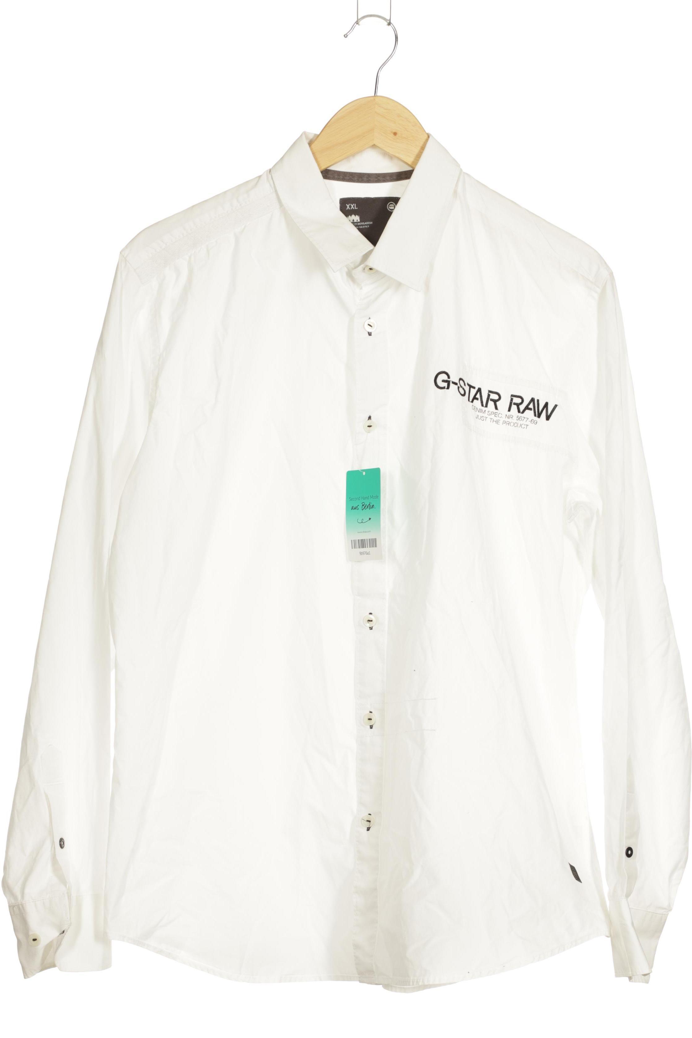 

G Star RAW Herren Hemd, weiß, Gr.