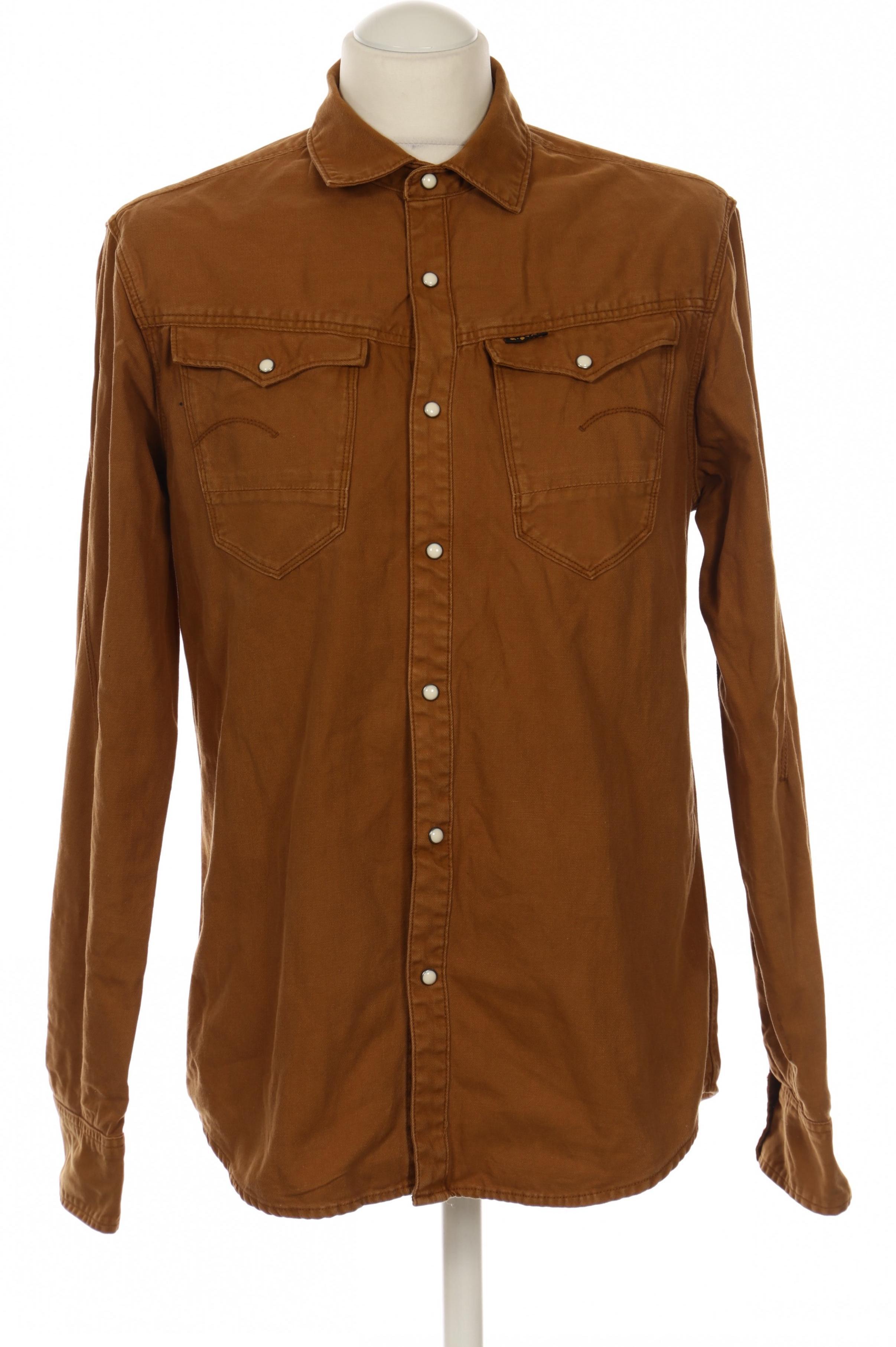 

G Star RAW Herren Hemd, braun, Gr.