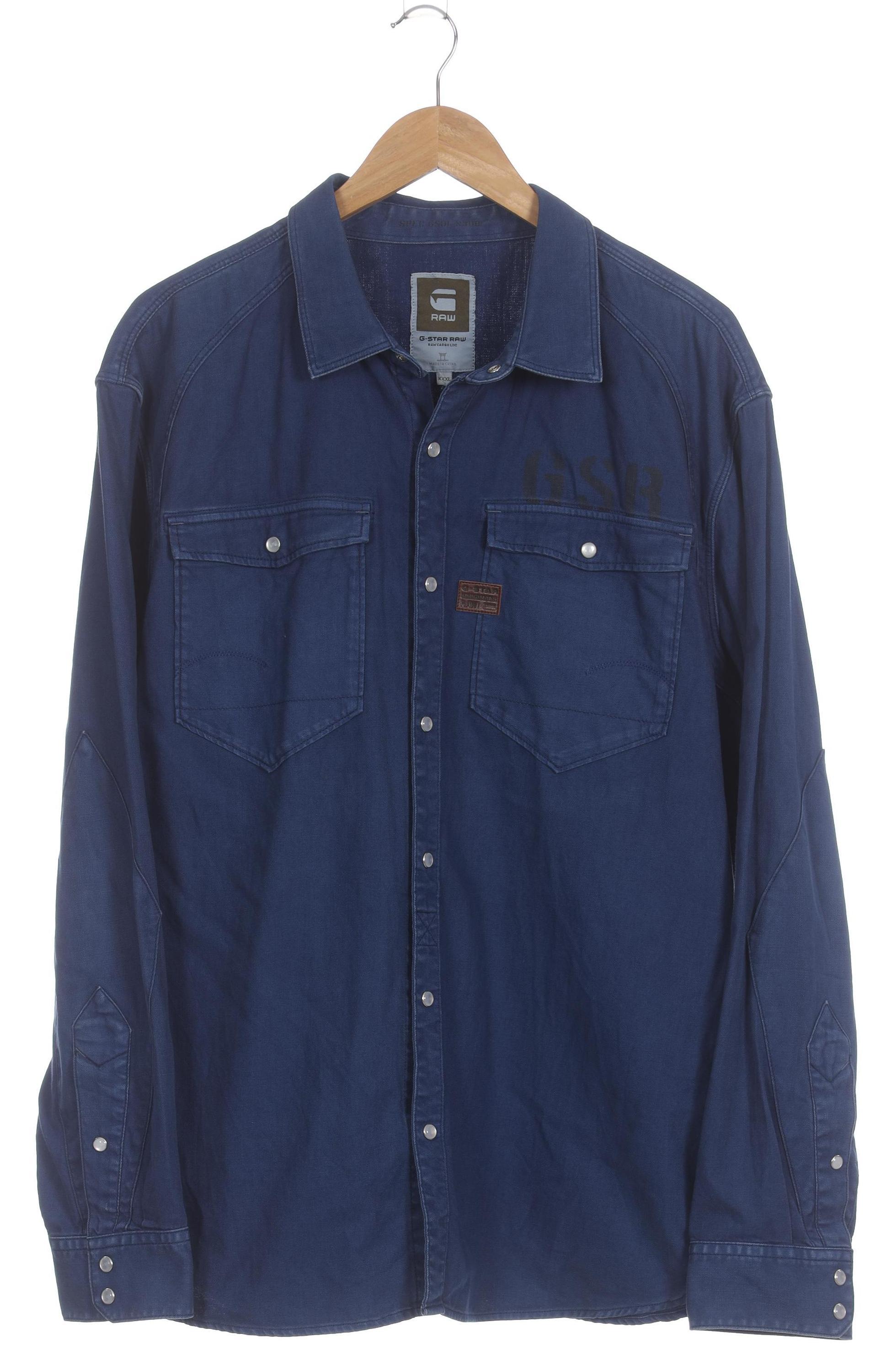 

G Star RAW Herren Hemd, blau, Gr.