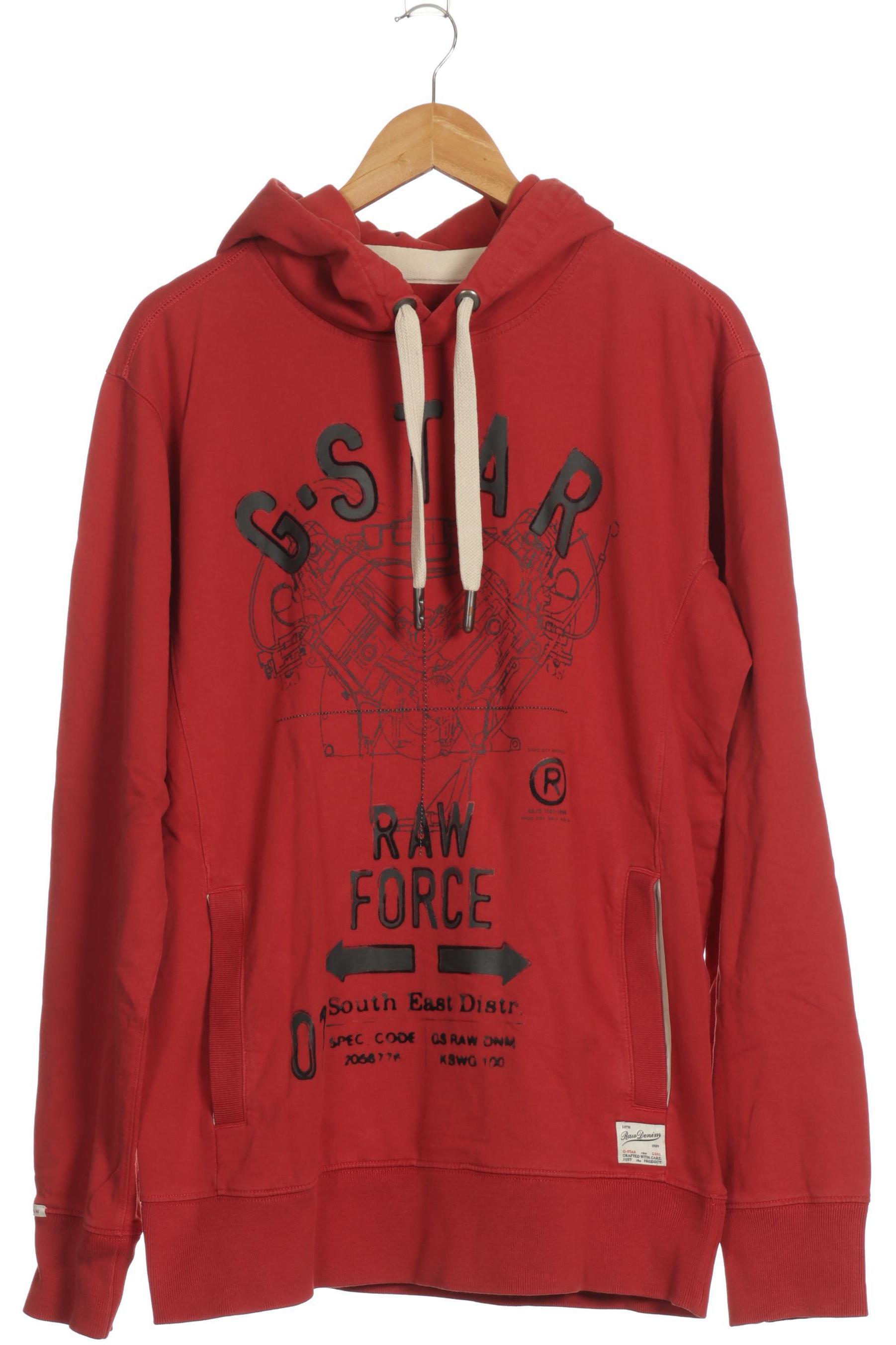 

G Star RAW Herren Kapuzenpullover, rot, Gr.