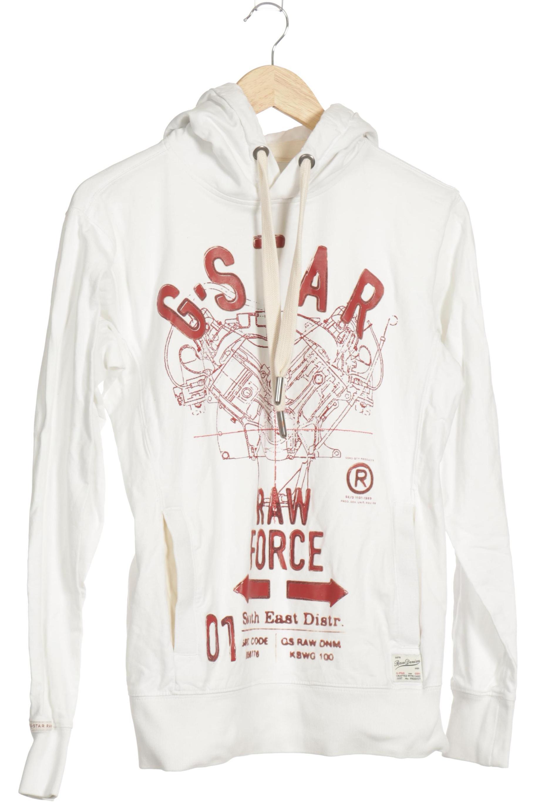

G Star RAW Herren Kapuzenpullover, weiß, Gr.