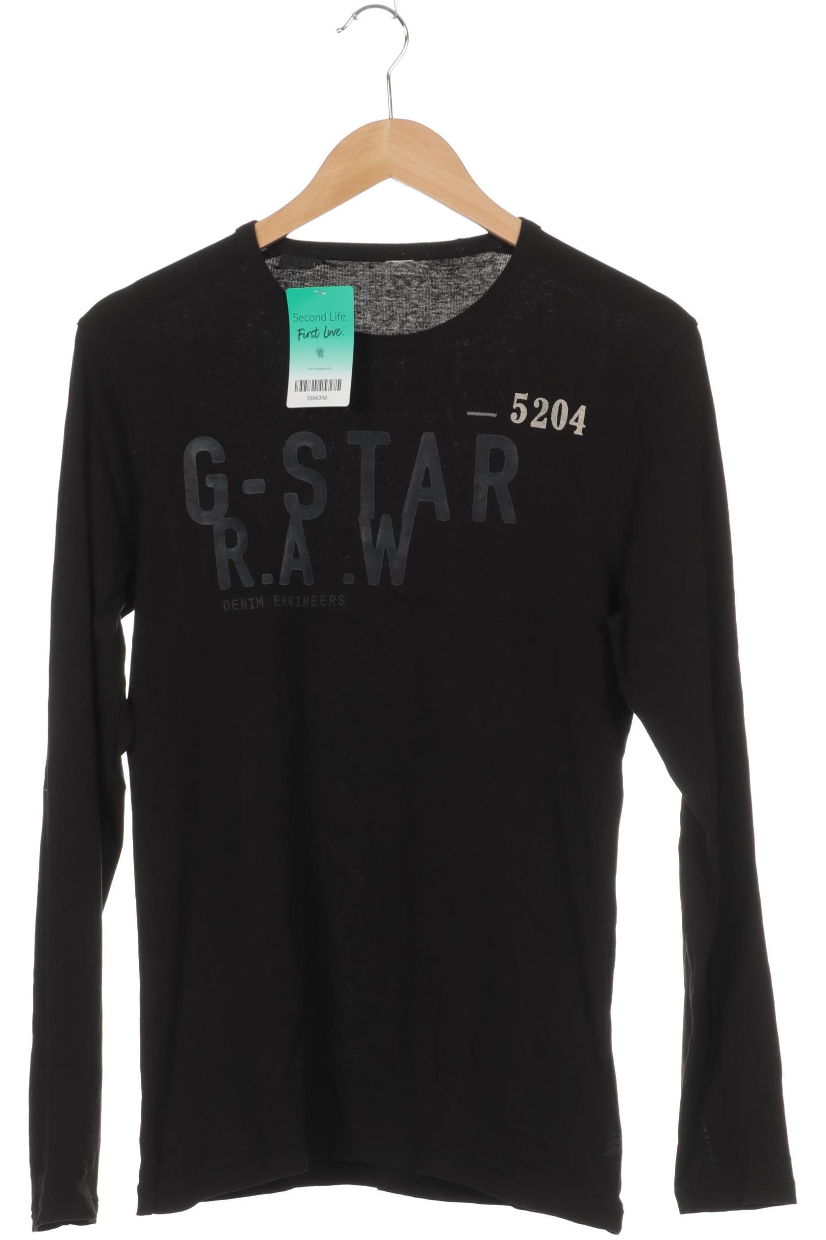 

G Star RAW Herren Langarmshirt, schwarz, Gr.