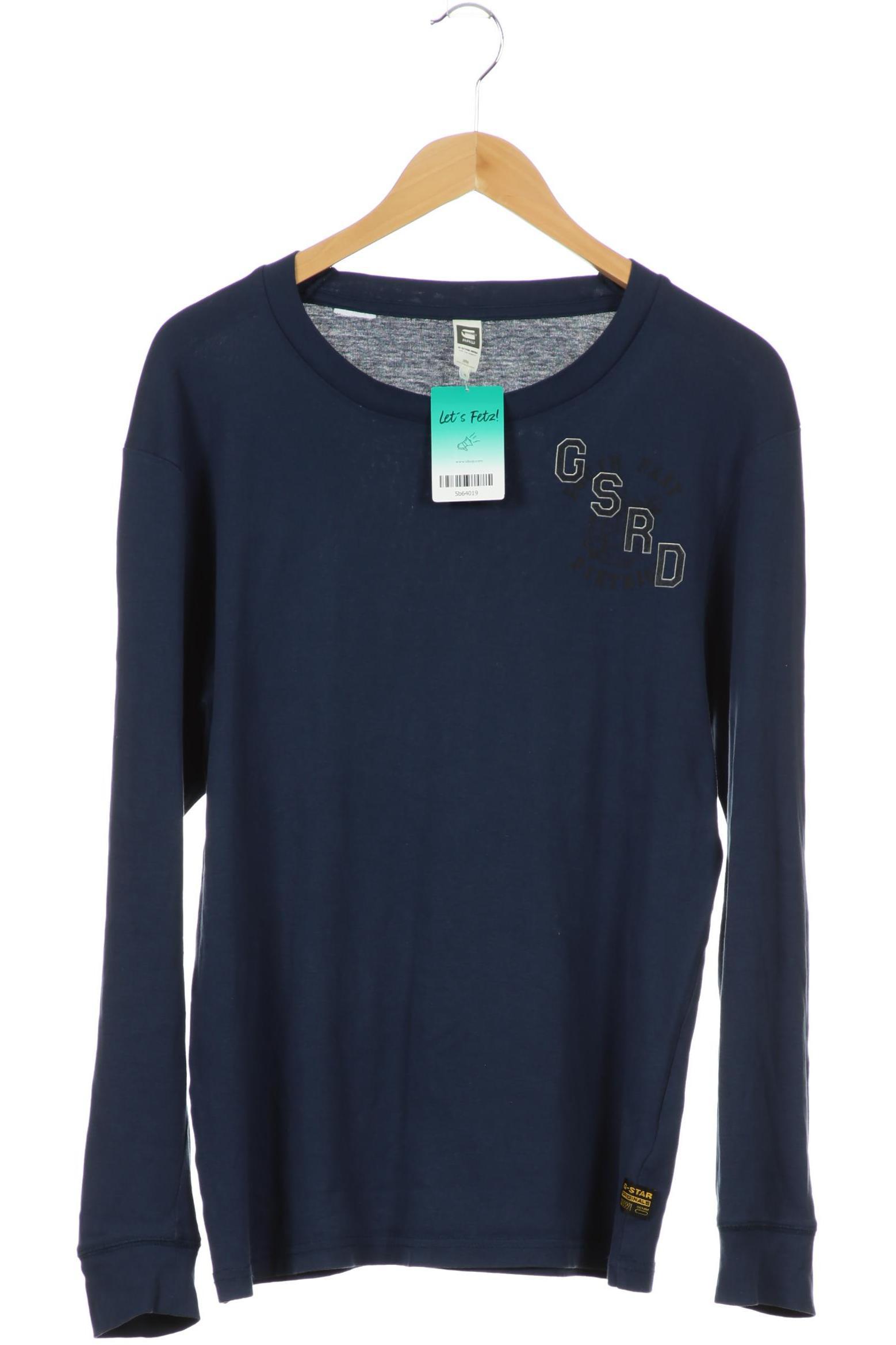 

G Star RAW Herren Langarmshirt, blau, Gr.