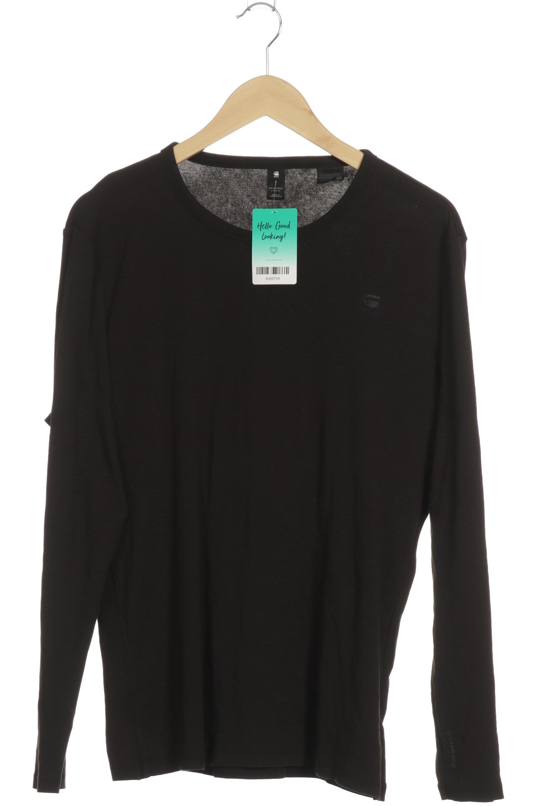 

G Star RAW Herren Langarmshirt, schwarz, Gr.