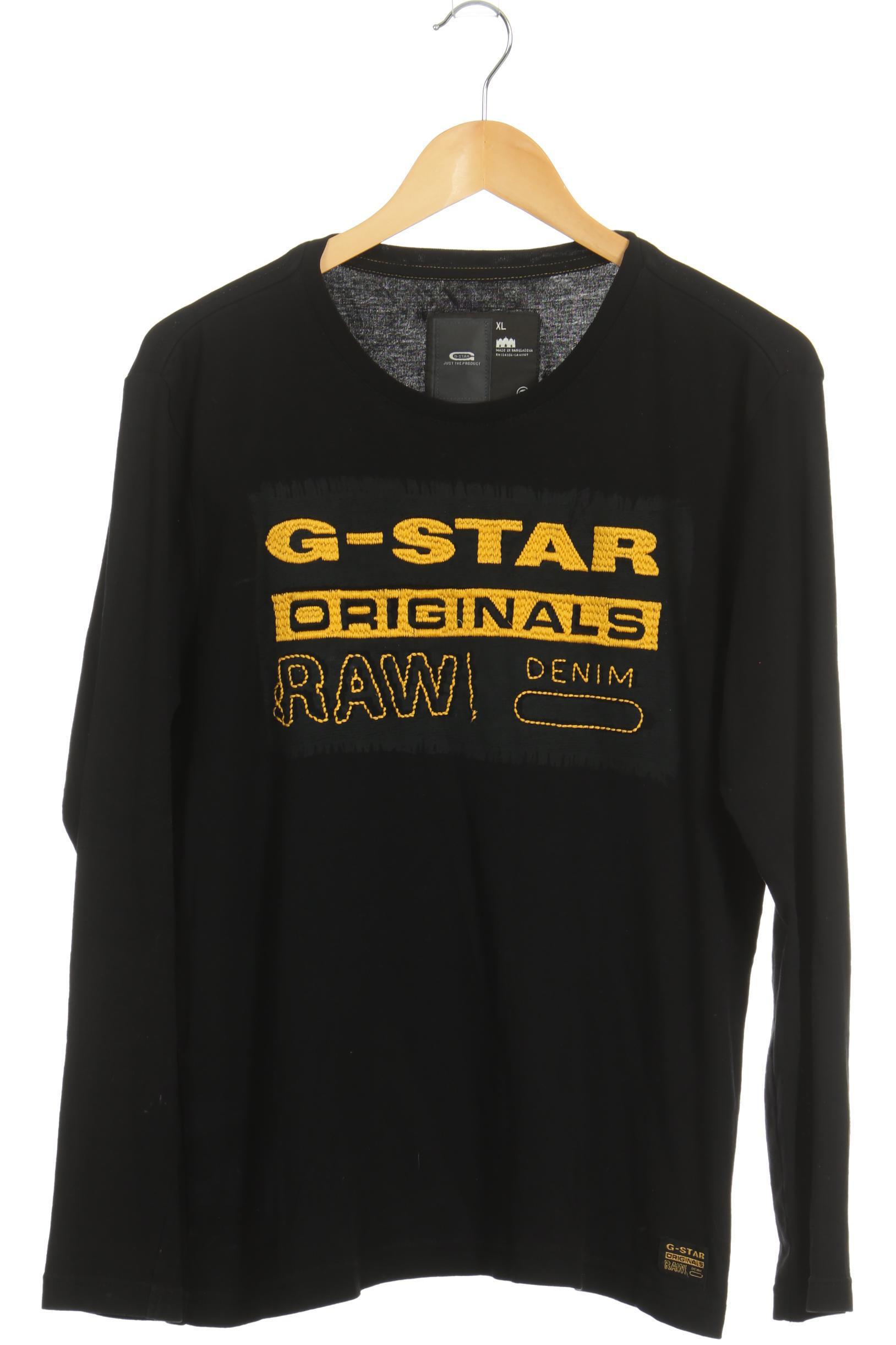 

G Star RAW Herren Langarmshirt, schwarz, Gr.
