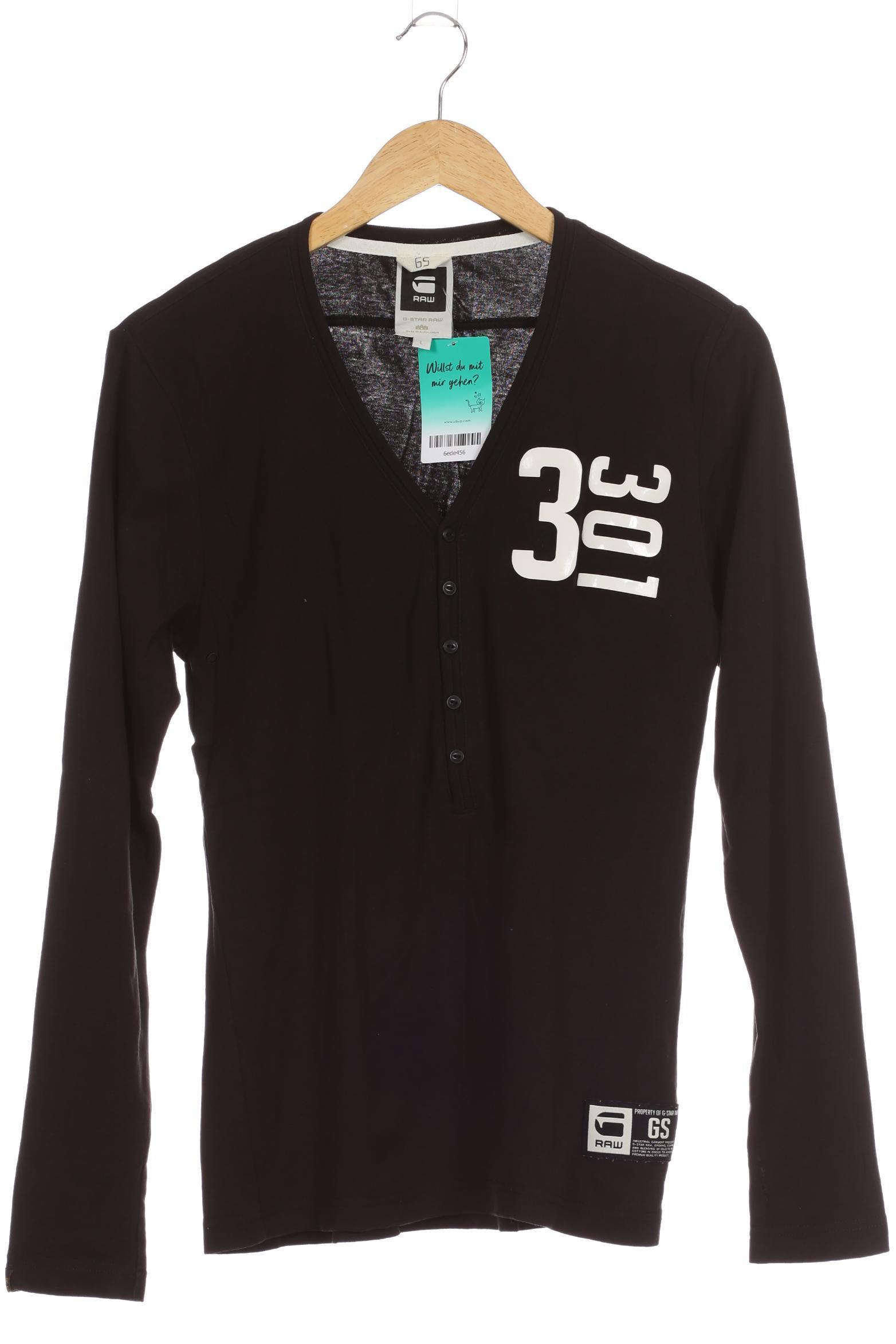 

G Star RAW Herren Langarmshirt, schwarz, Gr.