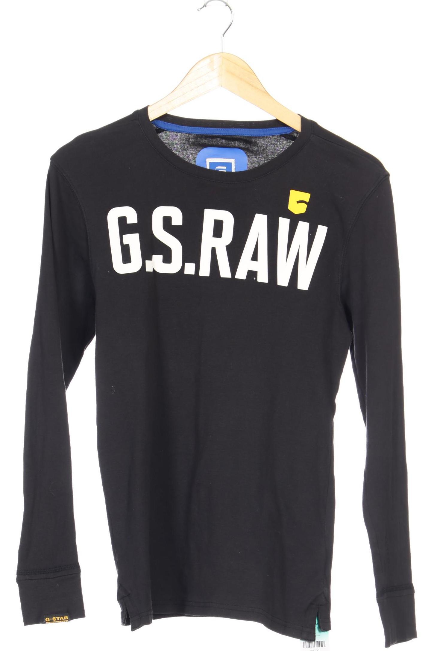 

G Star RAW Herren Langarmshirt, schwarz, Gr.