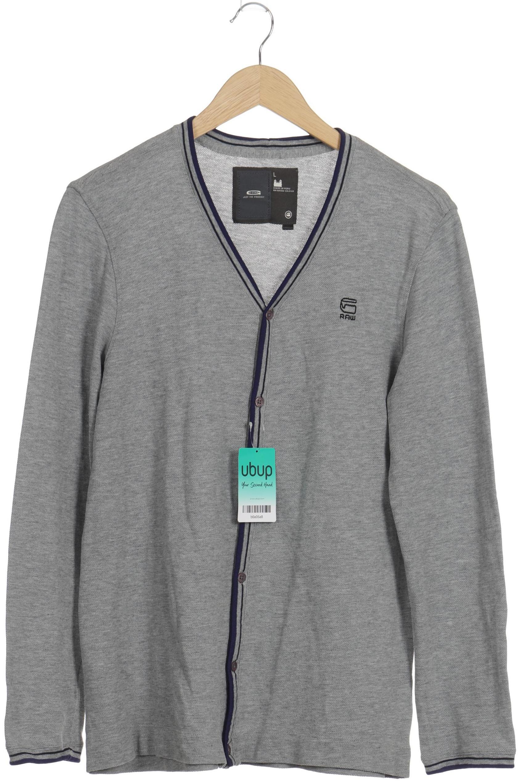 

G Star RAW Herren Strickjacke, grau, Gr.