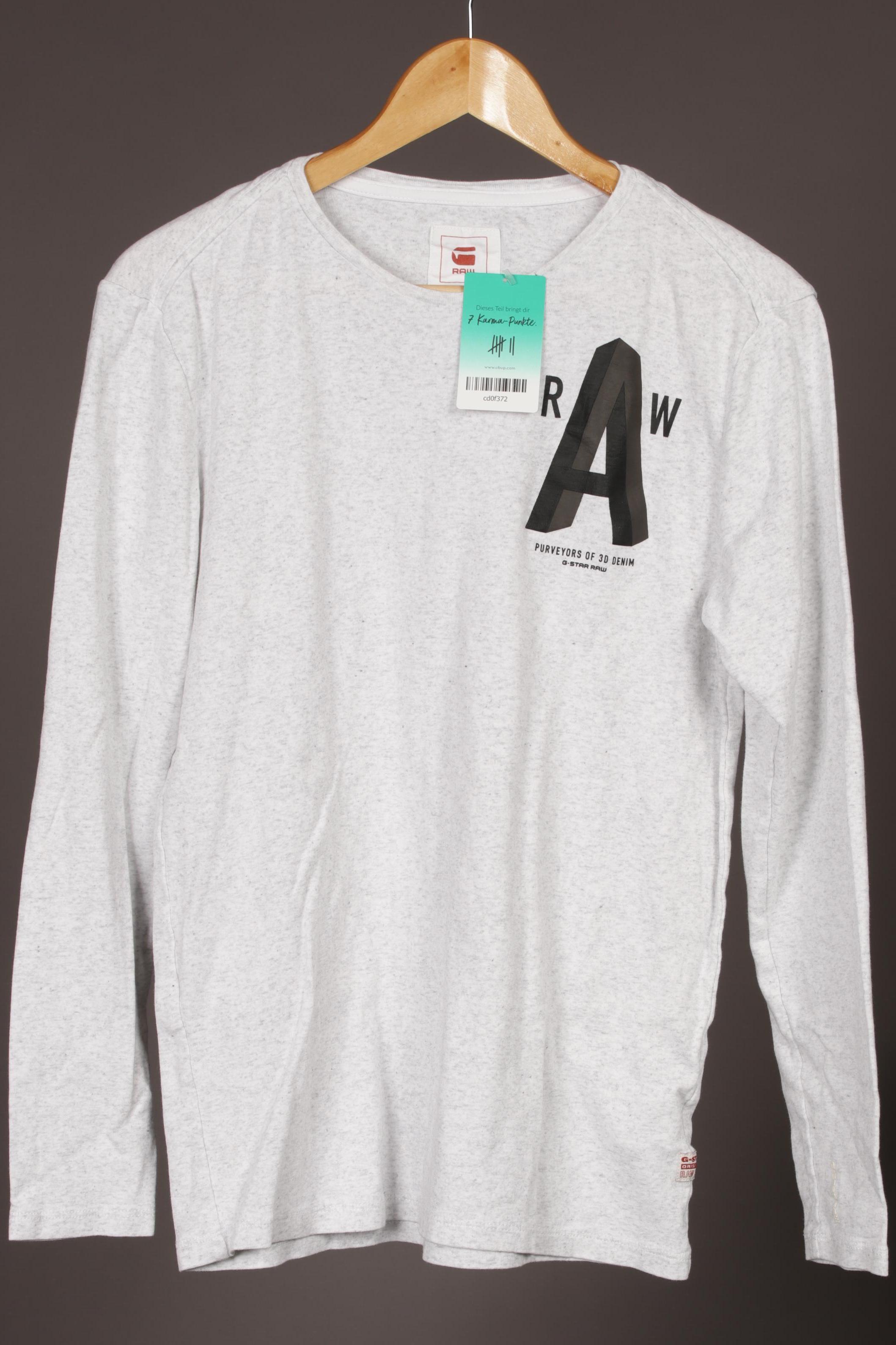 

G Star RAW Herren Langarmshirt, grau, Gr.