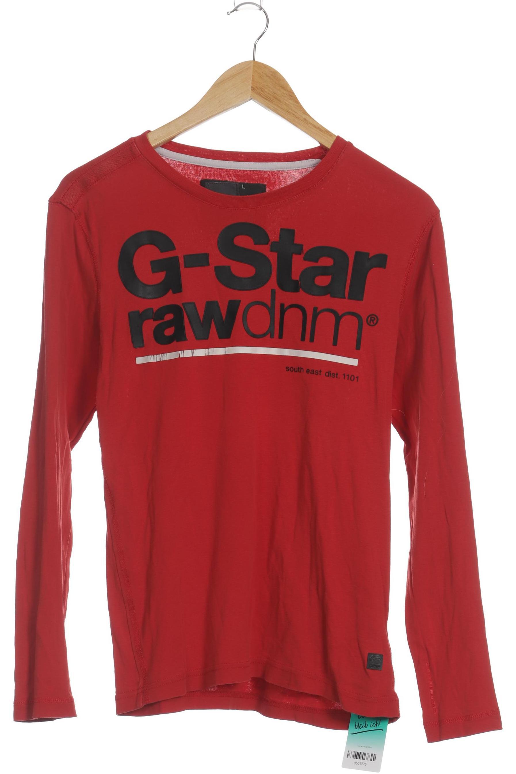 

G Star RAW Herren Langarmshirt, rot, Gr.