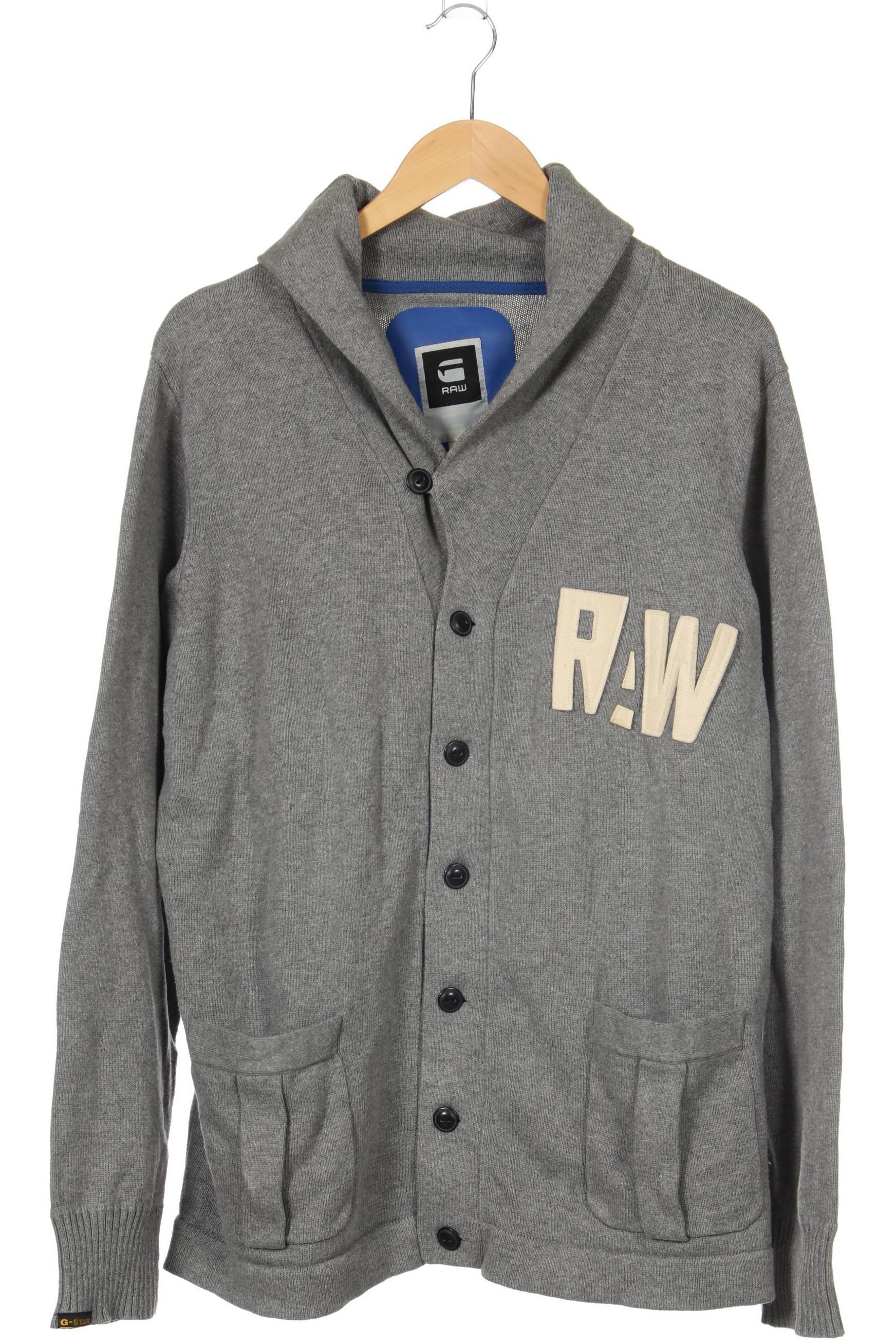 

G Star RAW Herren Strickjacke, grau, Gr.