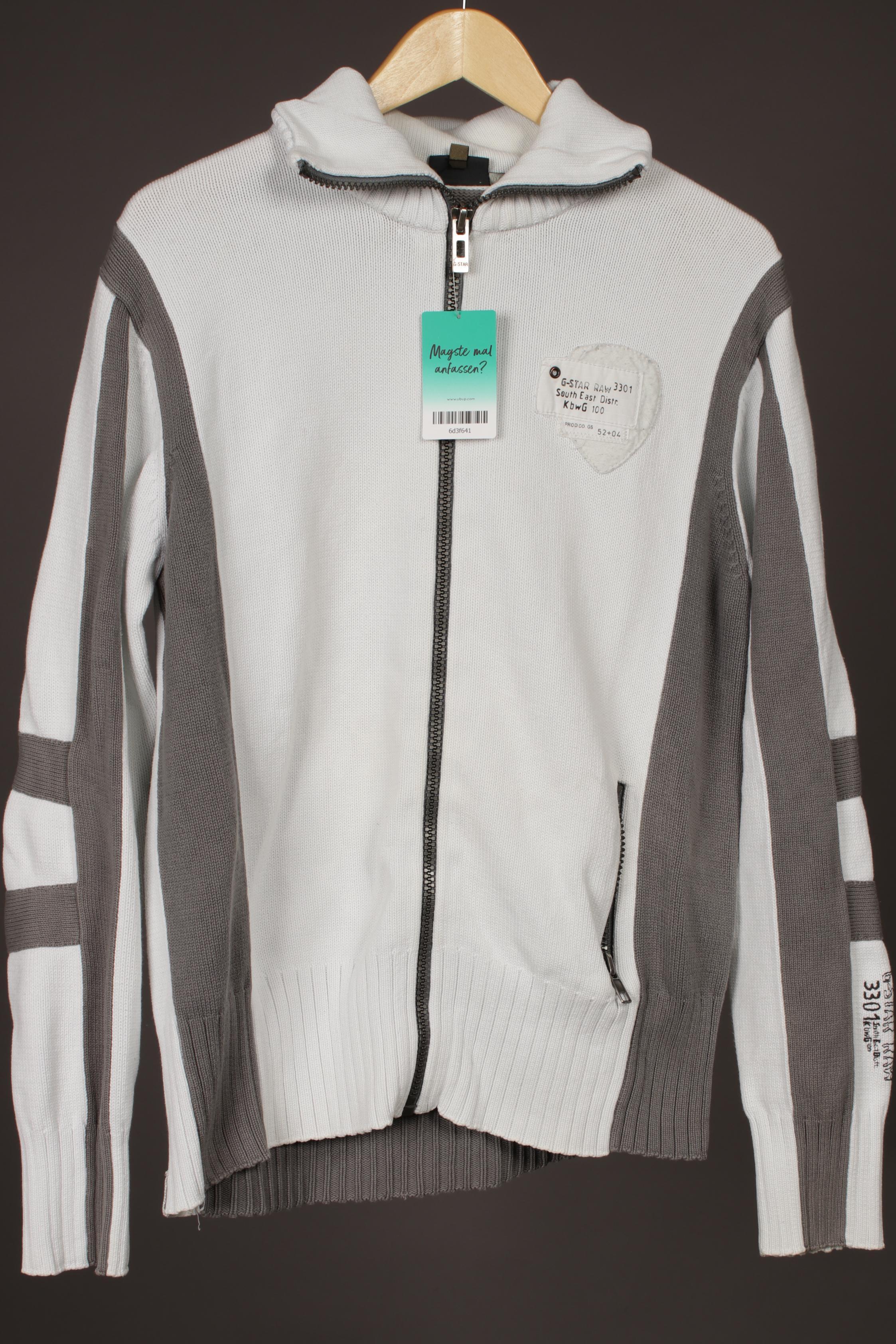 

G Star RAW Herren Strickjacke, weiß, Gr.