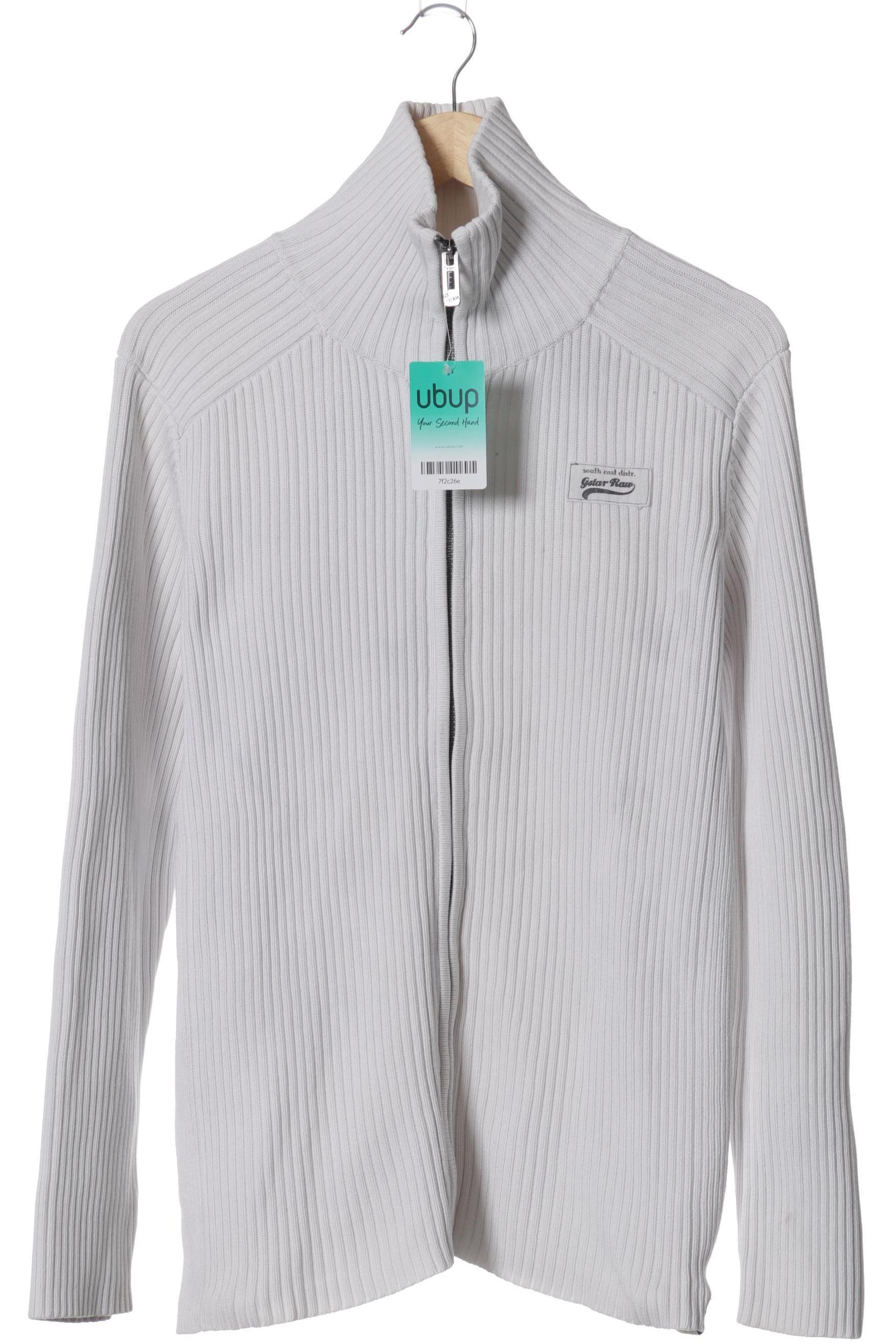

G Star RAW Herren Strickjacke, weiß, Gr.