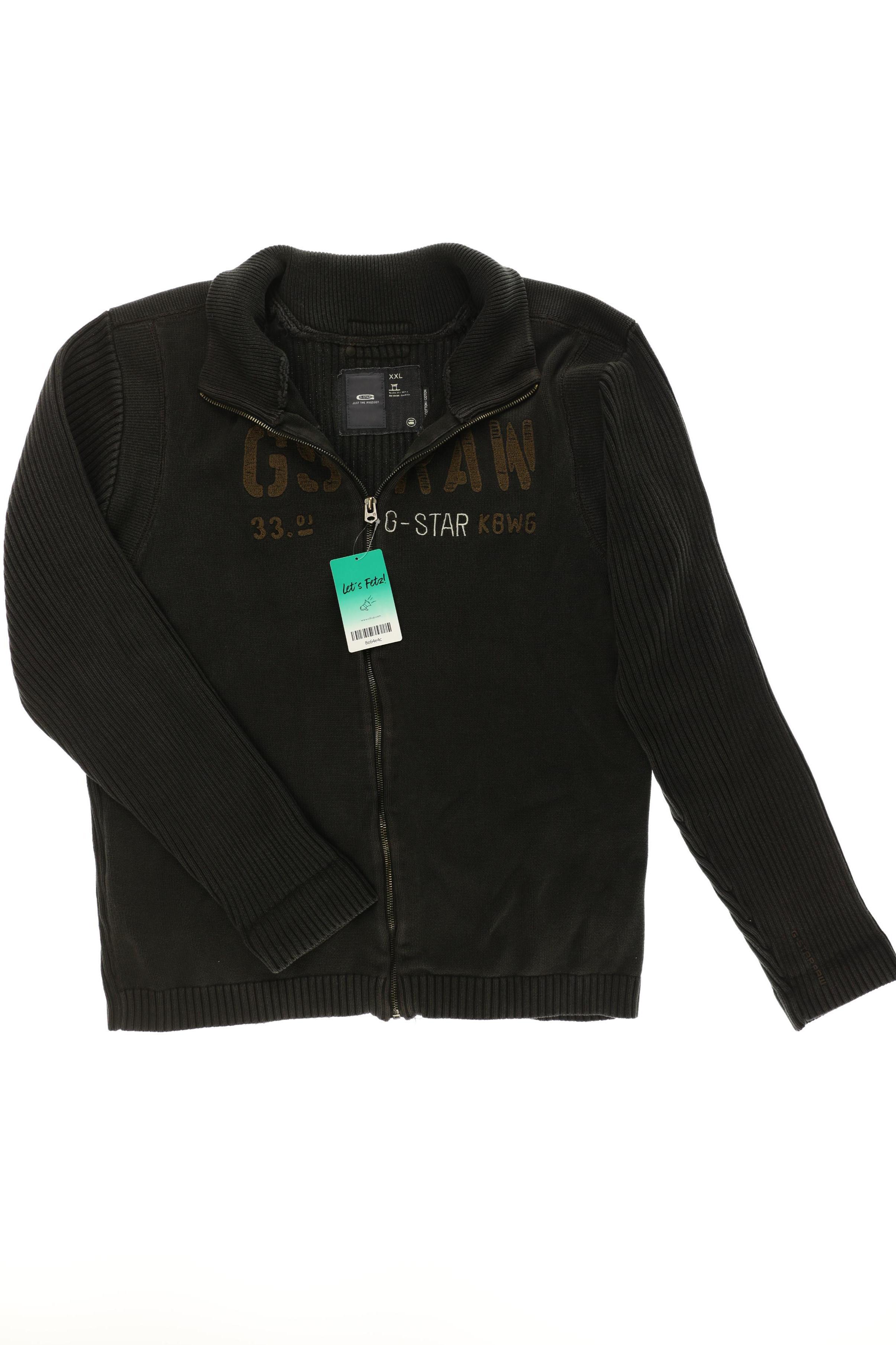 

G Star RAW Herren Strickjacke, grau, Gr.