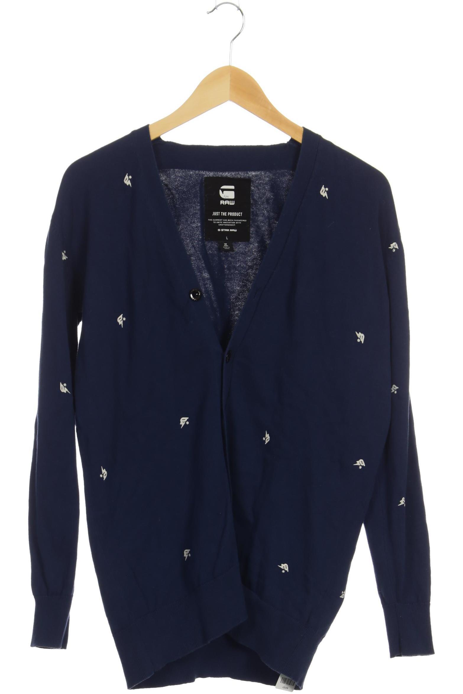 

G Star RAW Herren Strickjacke, blau, Gr.