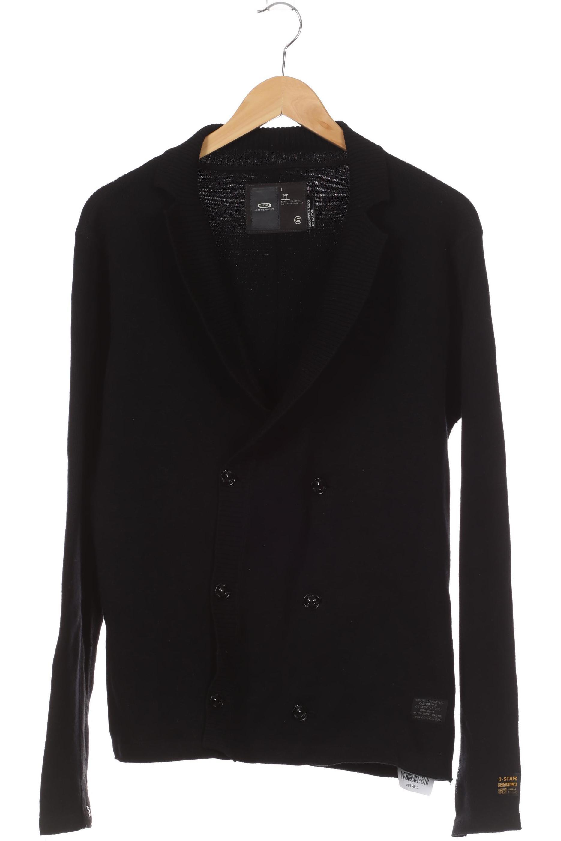 

G Star RAW Herren Strickjacke, schwarz, Gr.