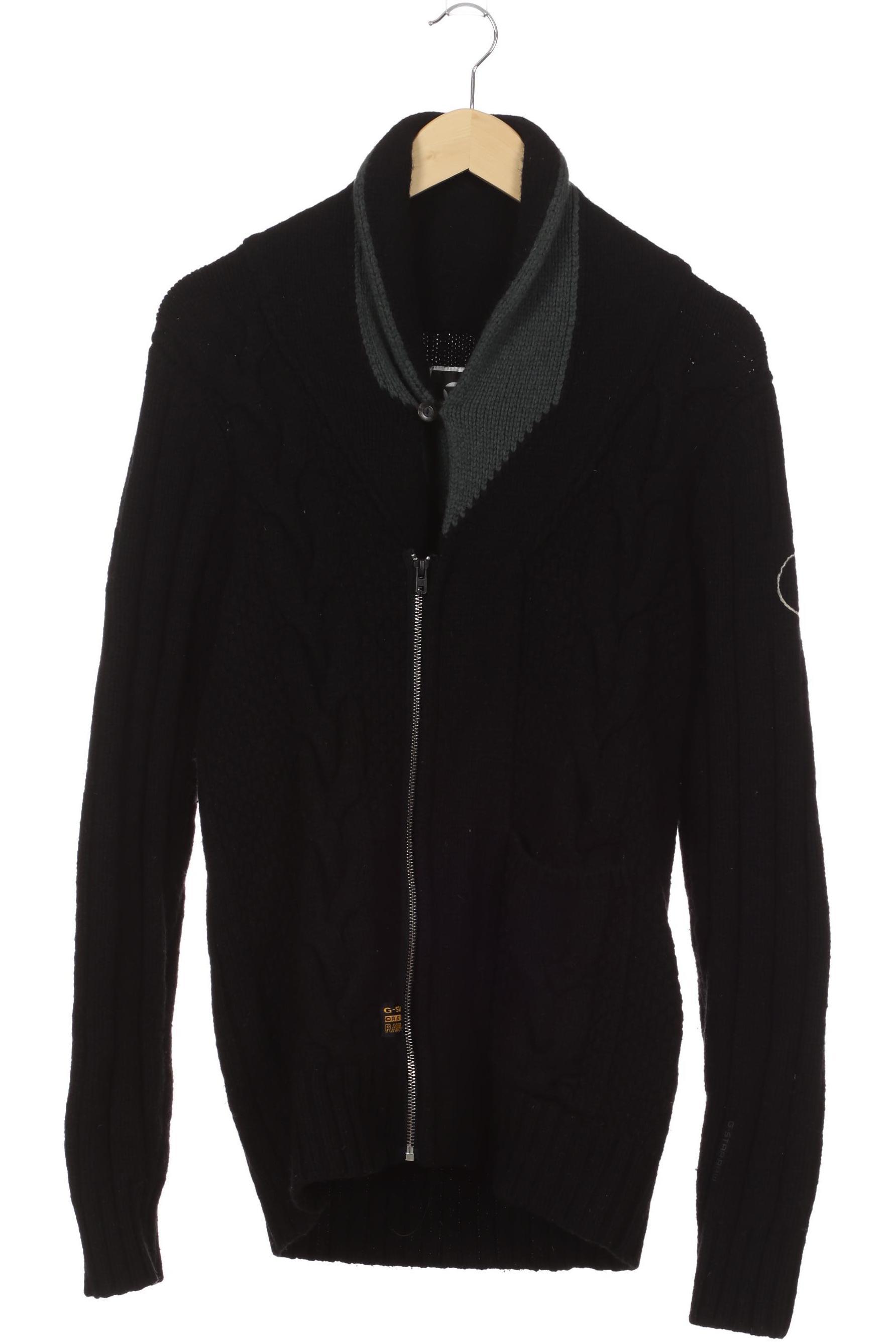 

G Star RAW Herren Strickjacke, schwarz, Gr.